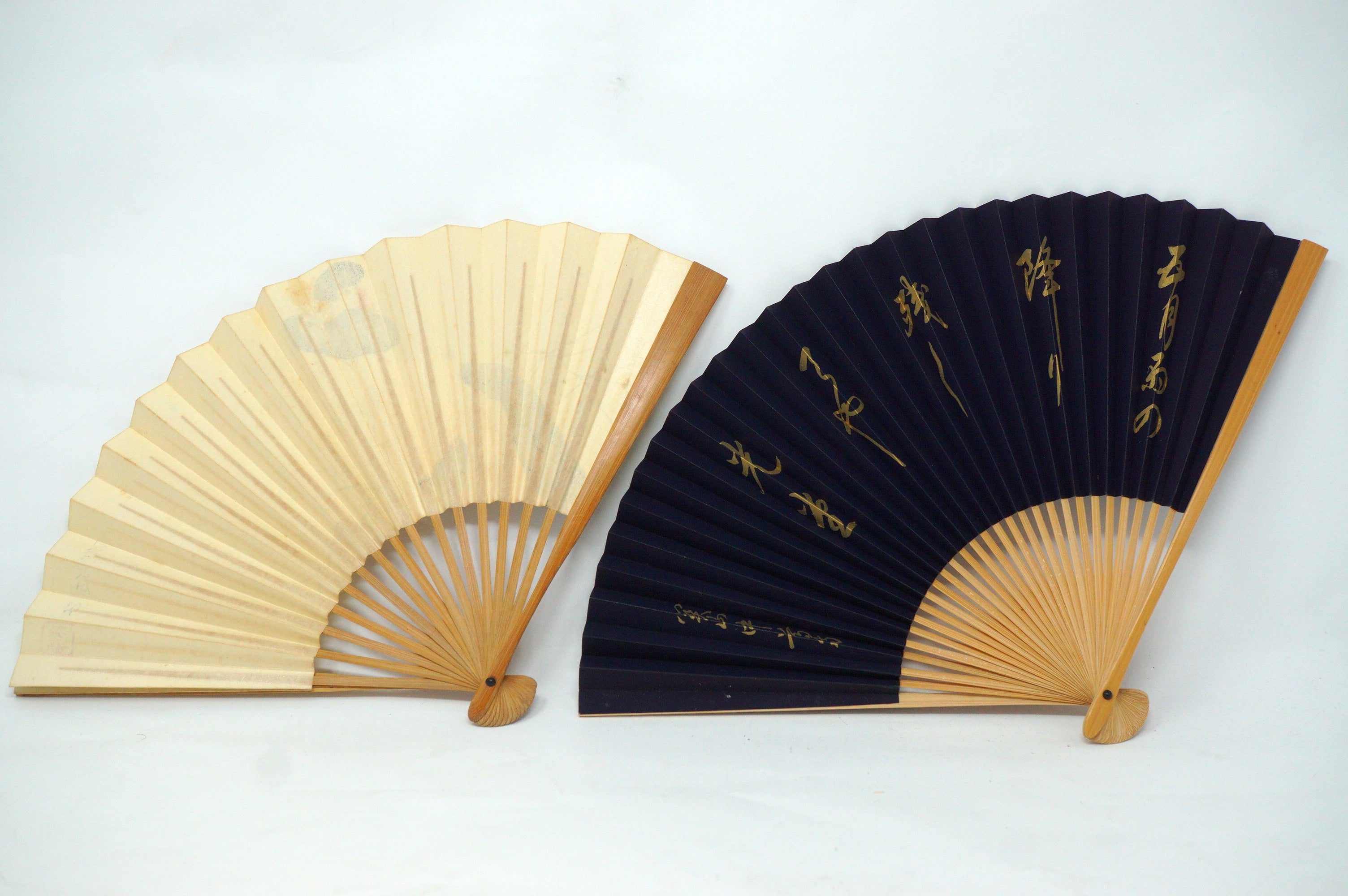Japanische Sensu Faltfächer-Kollektion x10 Vintage Original 扇子 aus Japan 1127D12