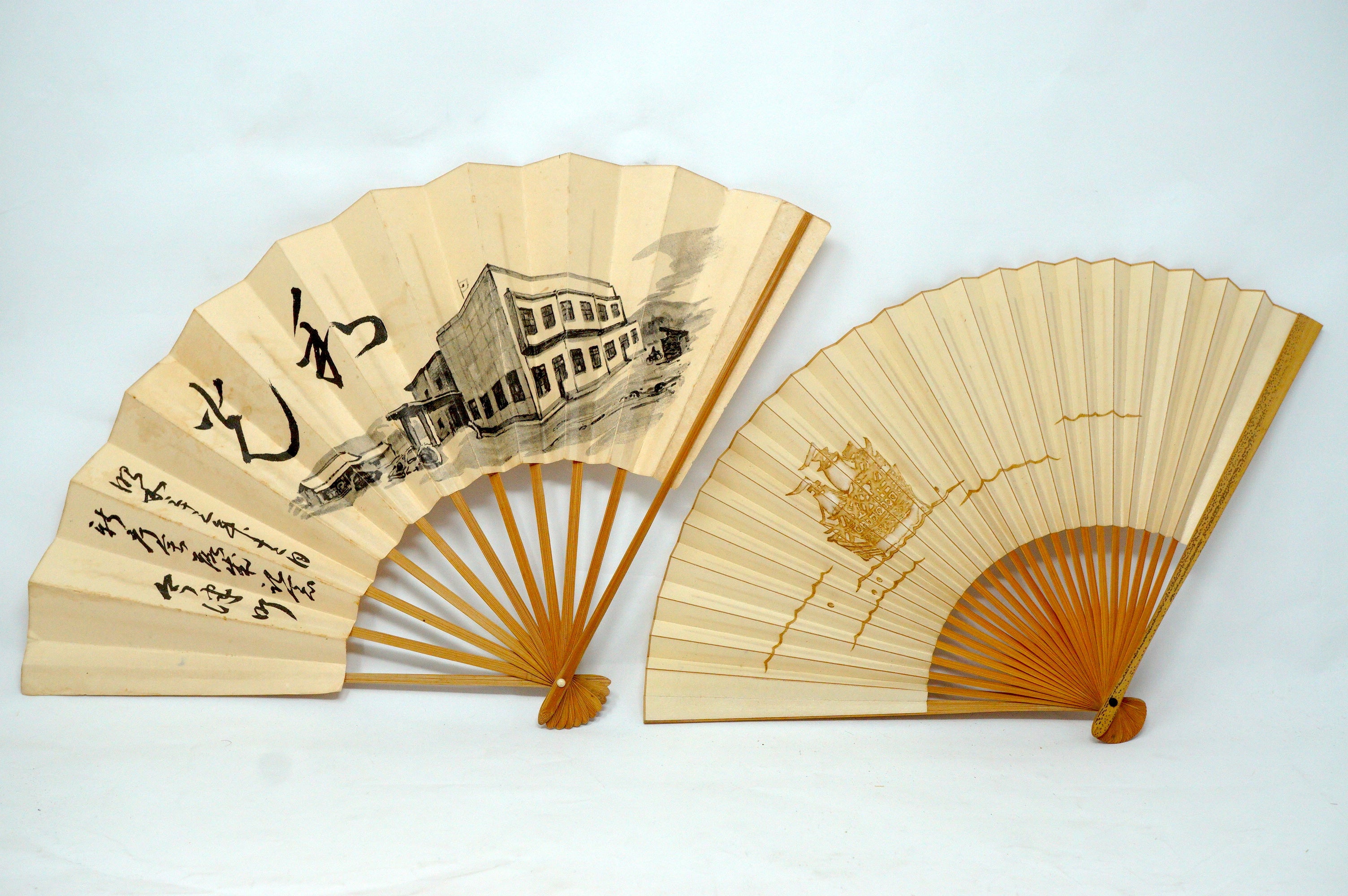 Japanische Sensu Faltfächer-Kollektion x10 Vintage Original 扇子 aus Japan 1127D12