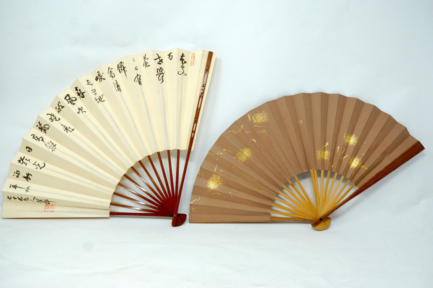 Japanische Sensu Faltfächer-Kollektion x10 Vintage Original 扇子 aus Japan 1127D12