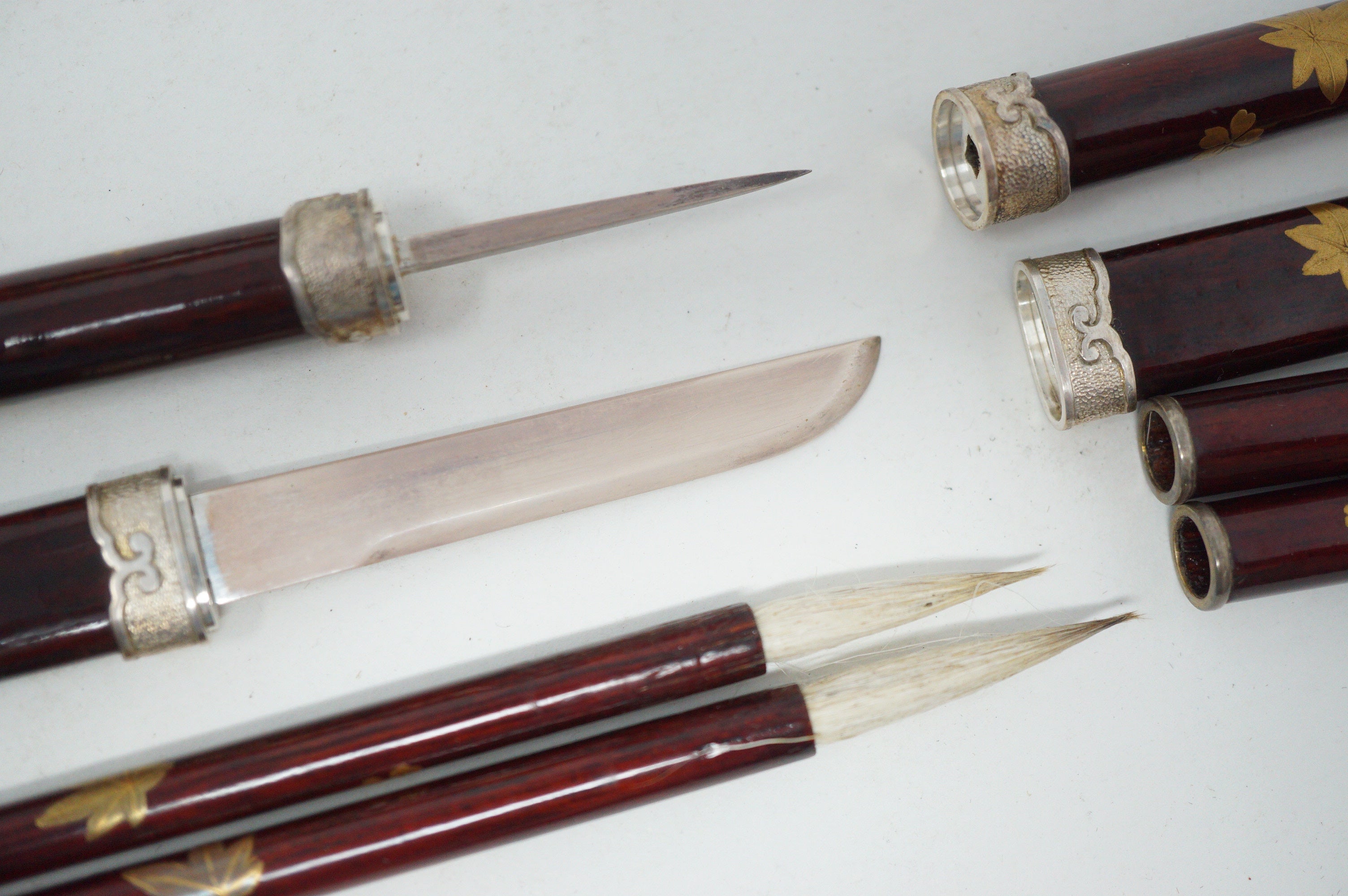 High Quality Japanese Calligraphy Set Vintage 0602D12
