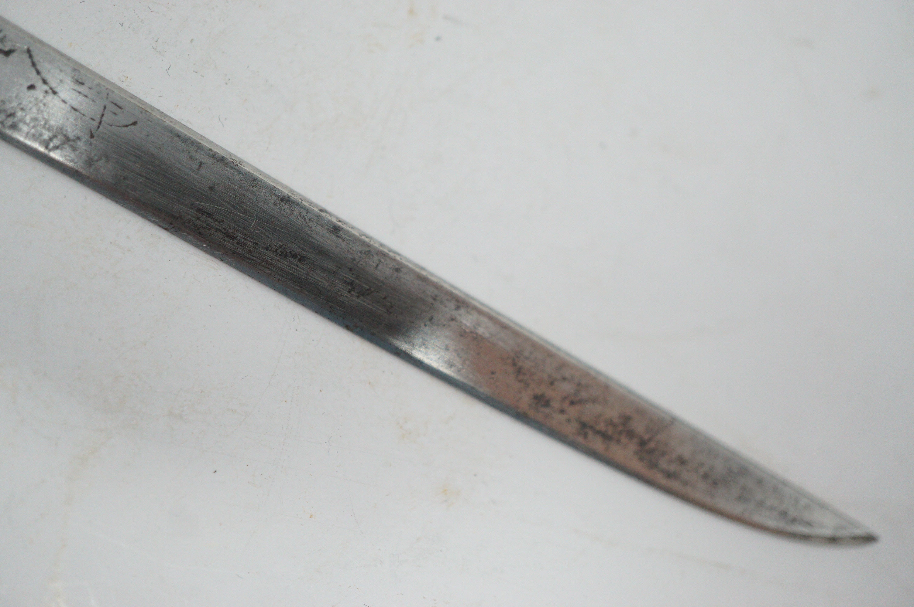 Antique Kozuka Knife Blade with Inscription & Sharpened 0619D12