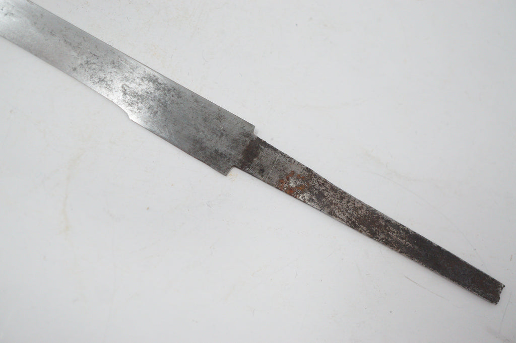 Antique Kozuka Knife Blade with Inscription & Sharpened 0619D12