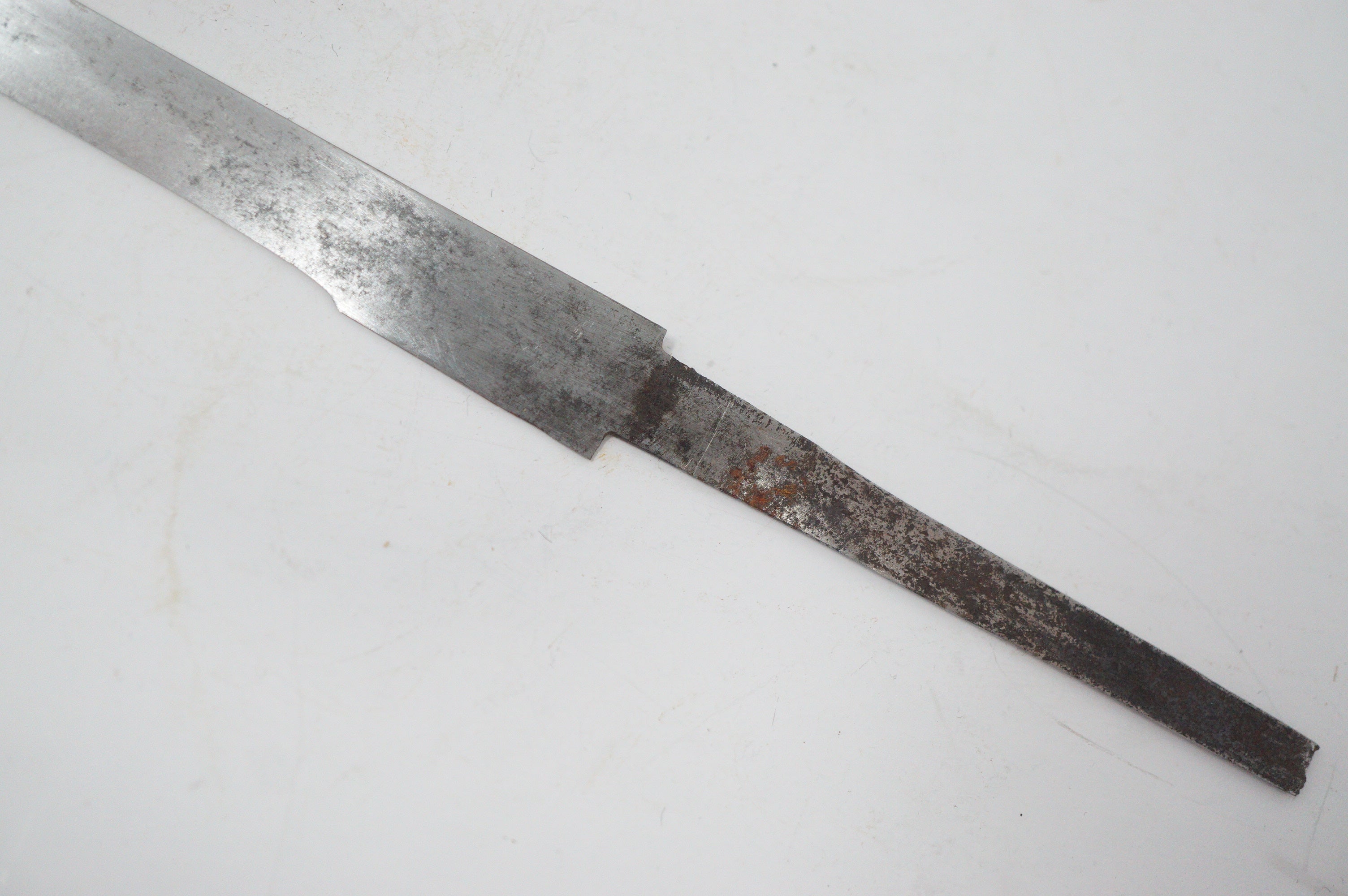 Antique Kozuka Knife Blade with Inscription & Sharpened 0619D12