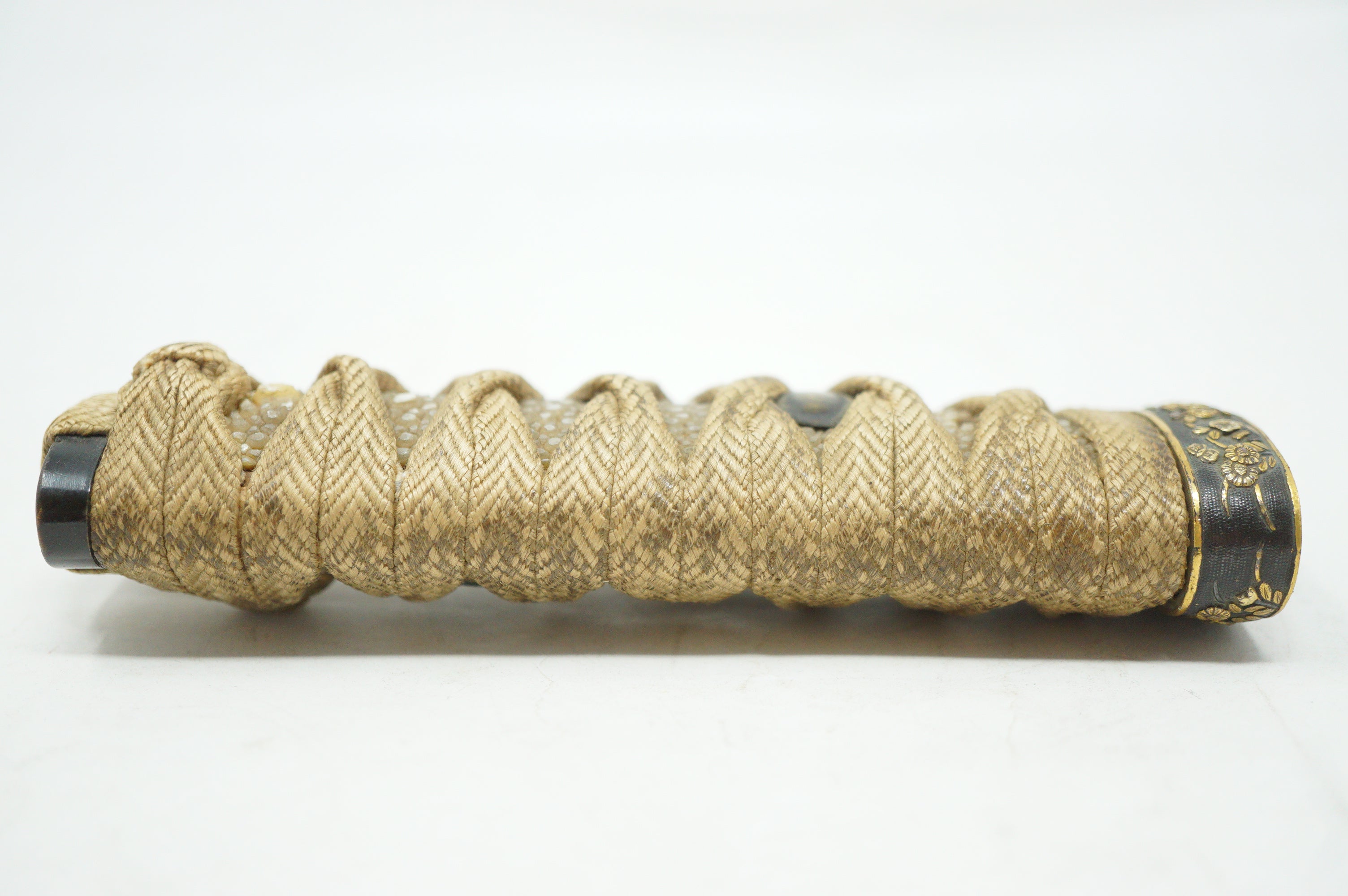 Antiker Wakizashi-Kurzschwertgriff Antikes Original Tsuka aus Japan 0228F13