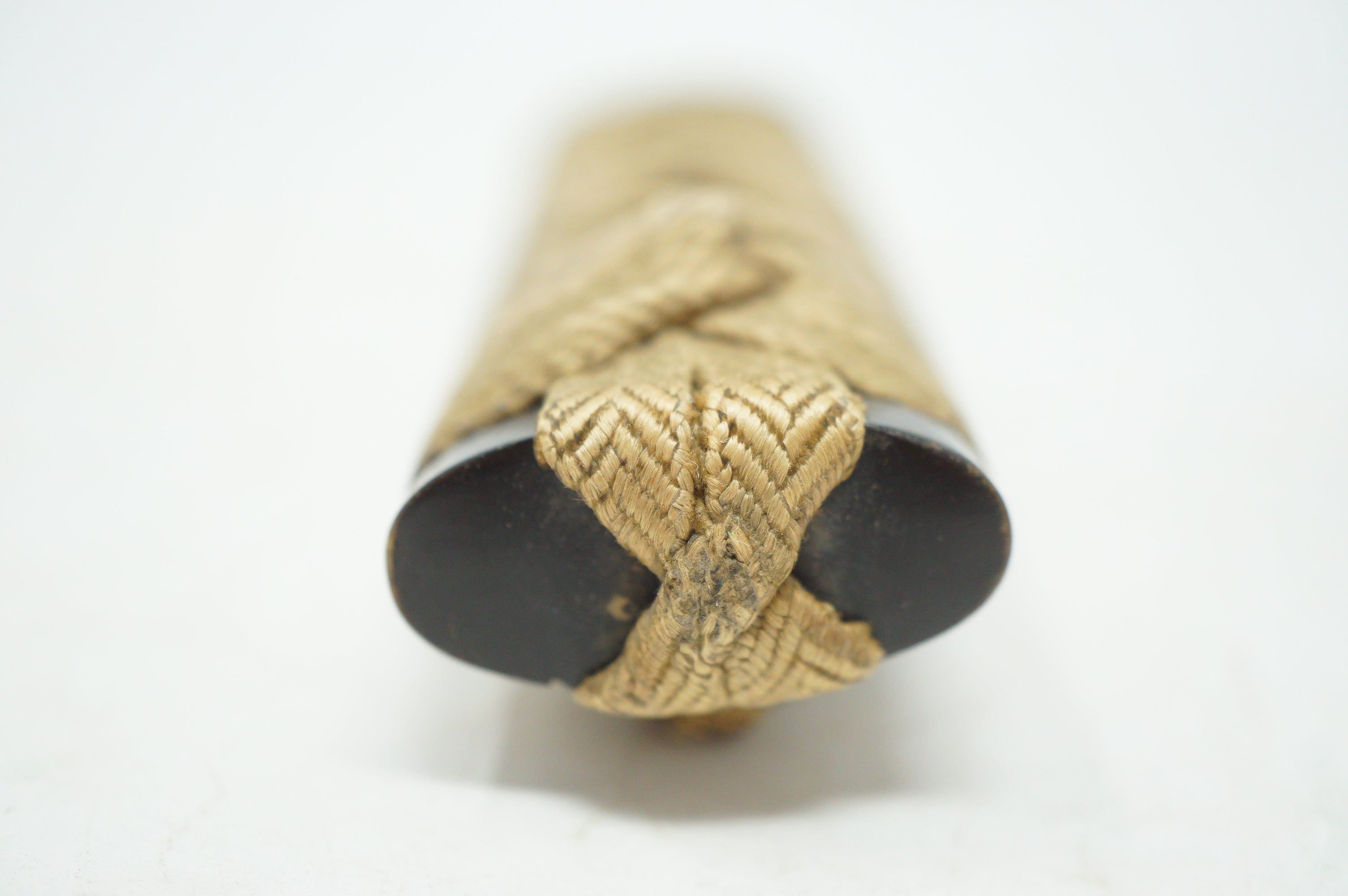 Antiker Wakizashi-Kurzschwertgriff Antikes Original Tsuka aus Japan 0228F13