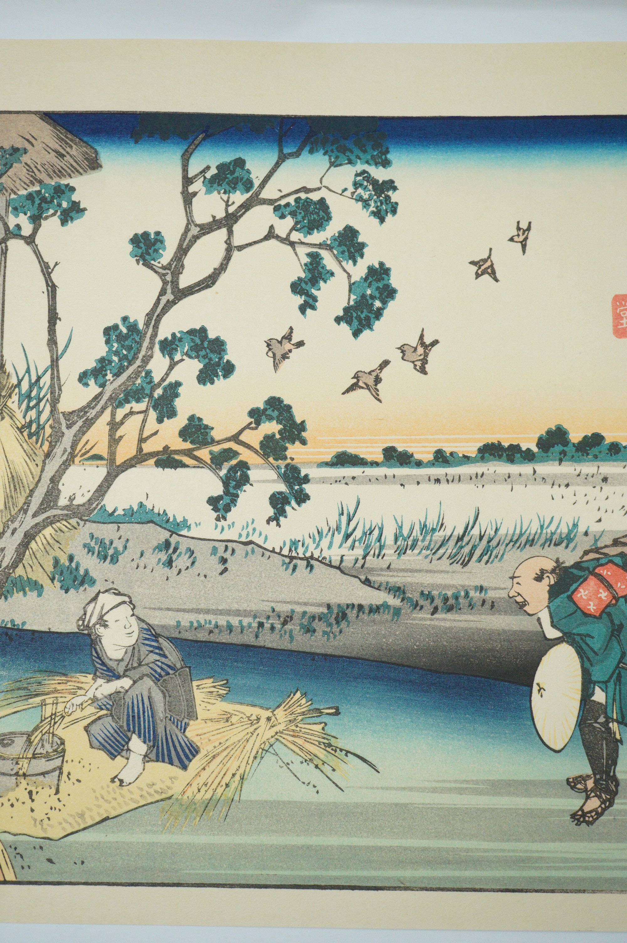 Japanese Quality Woodblock Print Recarved Edition by Utagawa Hiroshige 1026D13