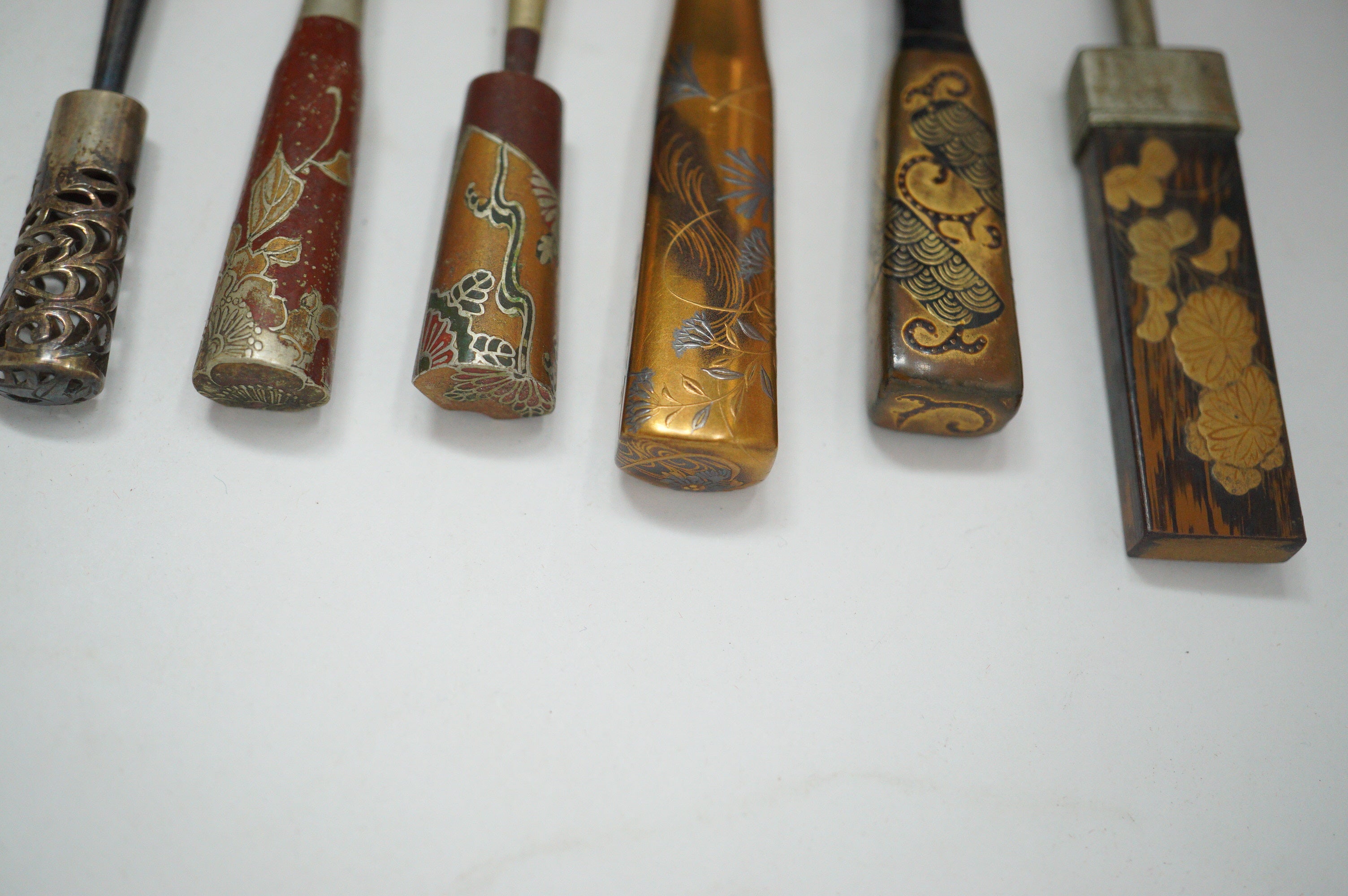 Japanese Vintage Hair Accessories Collection 18 quality Pieces in wooden Box 1101D13