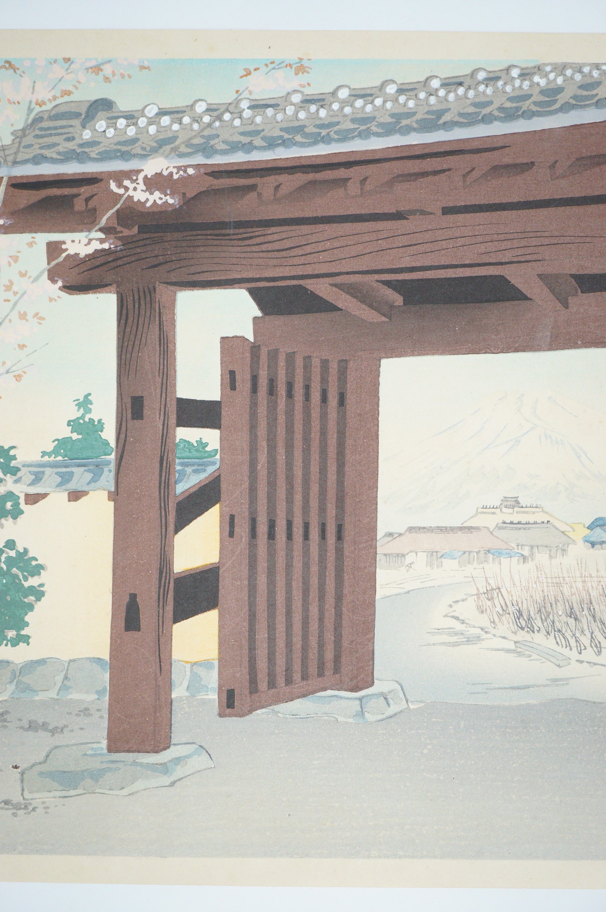 Japanischer Holzschnitt Original von Tokuriki Tomikichiro 1941 Shinhanga aus Japan 1130D13
