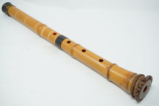 Japanische Shakuhachi-Bambusflöte, klassisches Instrument aus Japan 0829D14