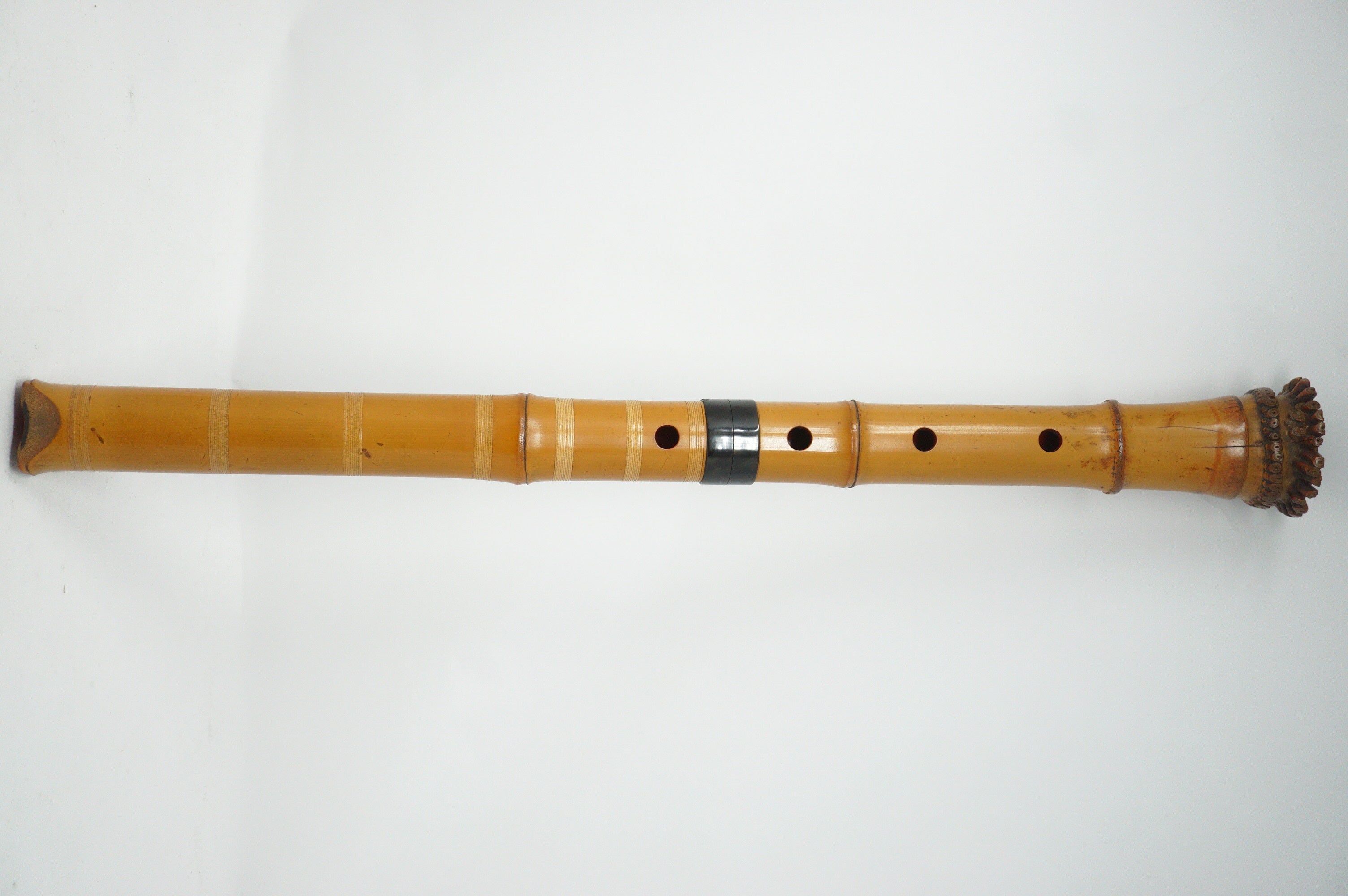 Japanese Shakuhachi Bamboo Flute Classical Instrument from Japan 0829D14