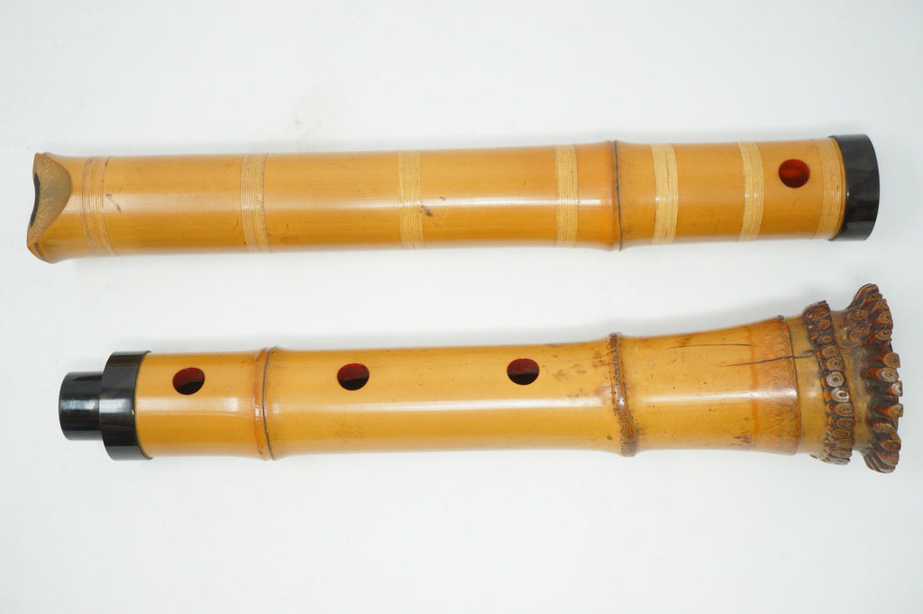 Japanese Shakuhachi Bamboo Flute Classical Instrument from Japan 0829D14
