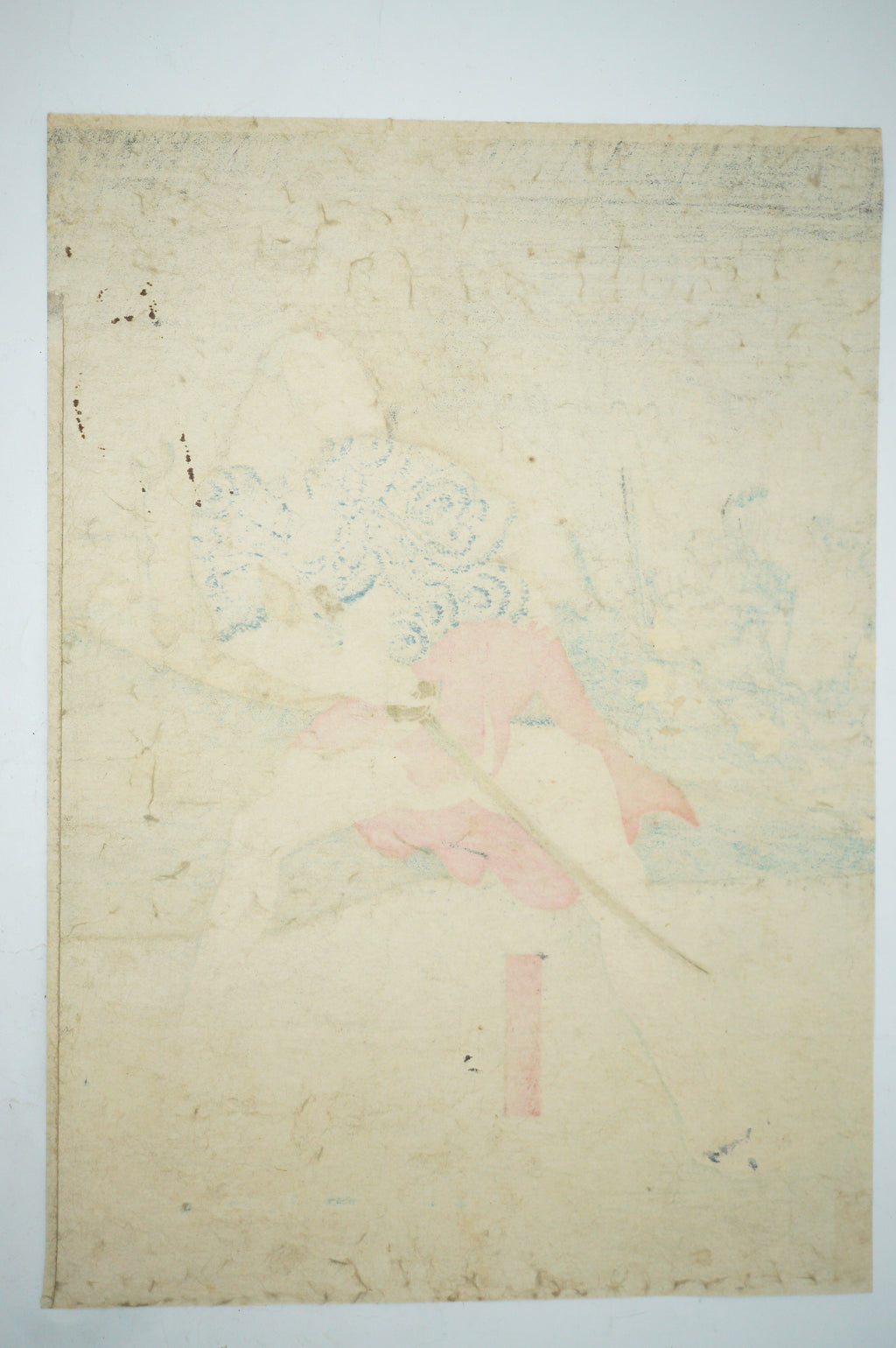 Japanese Woodblock Print 1850 Original by Konishi Hirosada - "Donshichi Kurōbei" 0521F14