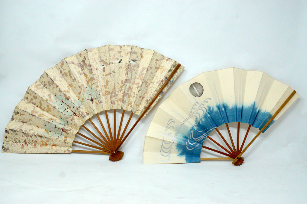 Japanische Sensu Faltfächer-Kollektion x10 Vintage Original 扇子 aus Japan 1127D14