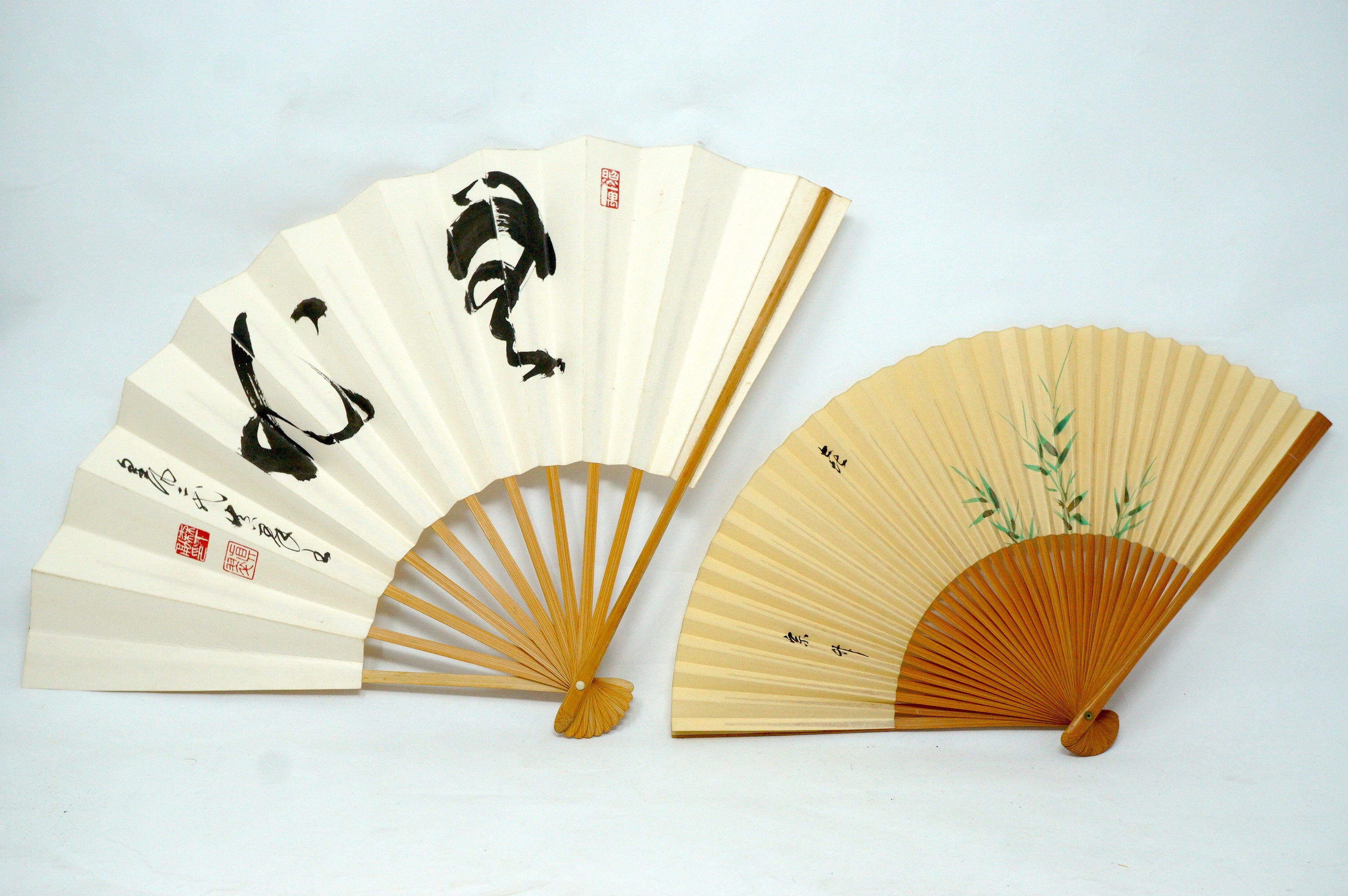 Japanische Sensu Faltfächer-Kollektion x10 Vintage Original 扇子 aus Japan 1127D14