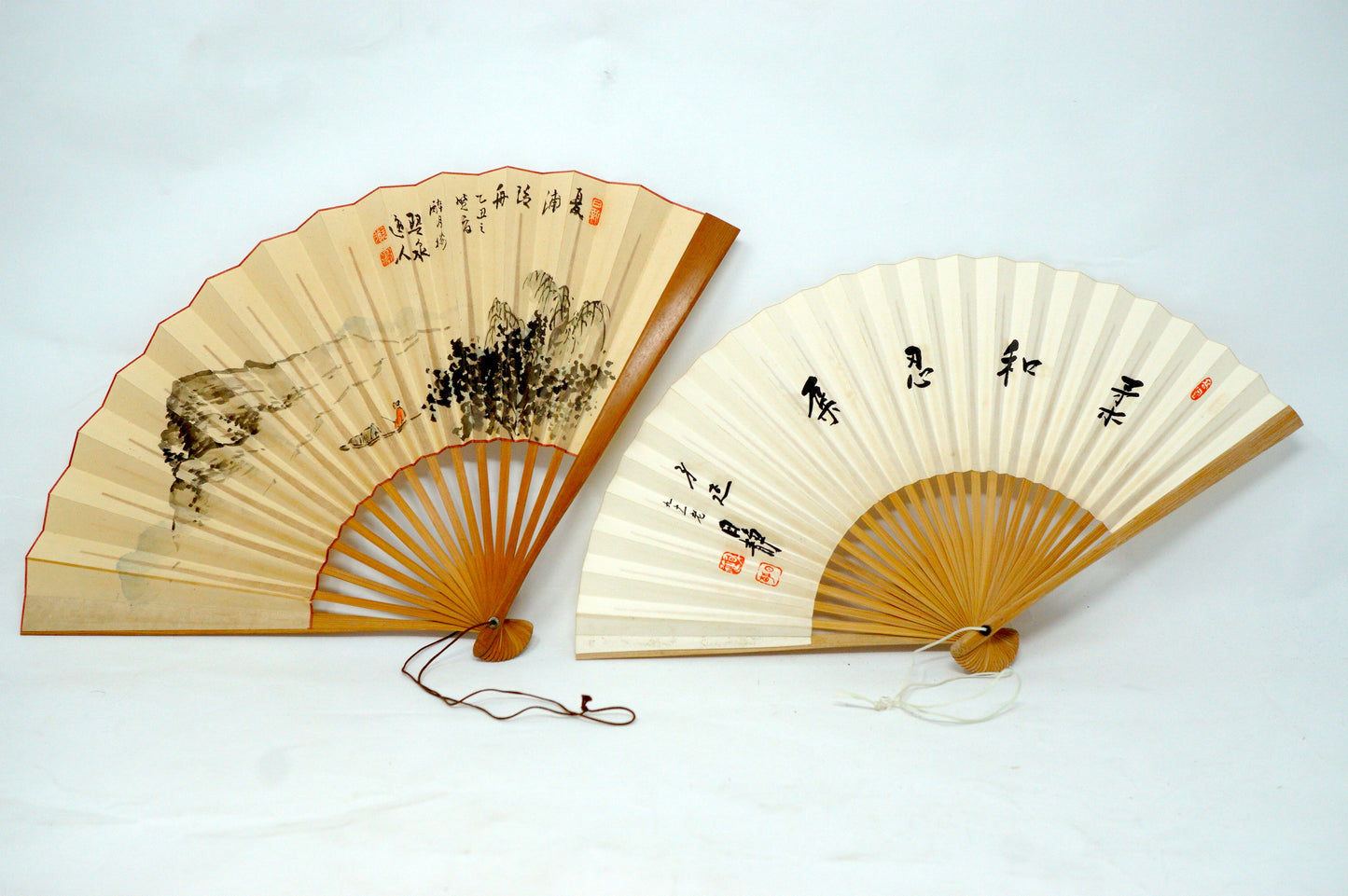 Japanische Sensu Faltfächer-Kollektion x10 Vintage Original 扇子 aus Japan 1127D14