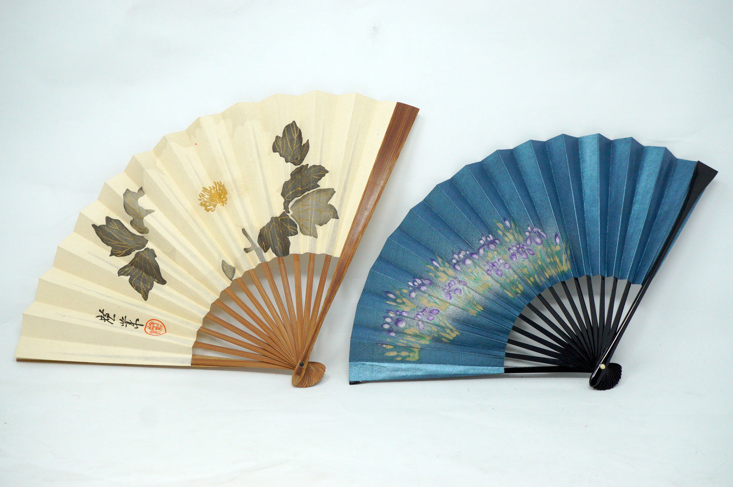 Japanische Sensu Faltfächer-Kollektion x10 Vintage Original 扇子 aus Japan 1127D14