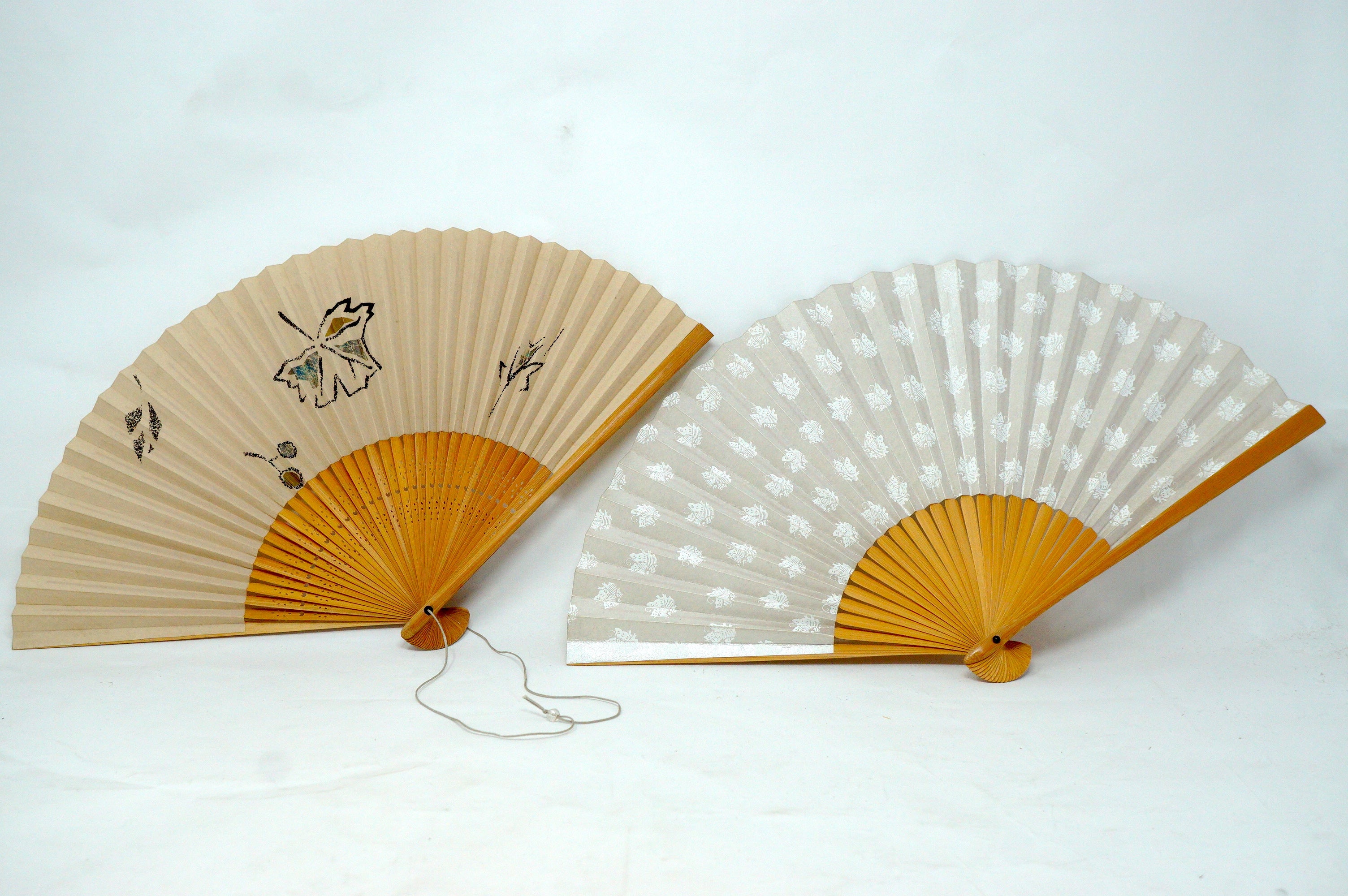 Japanische Sensu Faltfächer-Kollektion x10 Vintage Original 扇子 aus Japan 1127D14