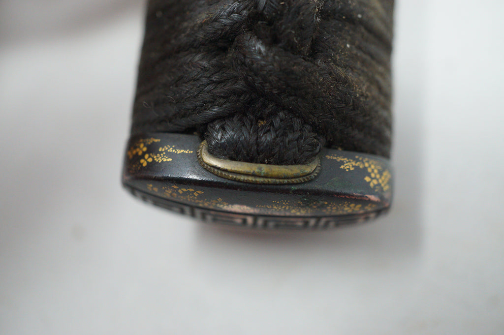 Japanese Wakizashi Sword Handle Antique Original Tsuka with Quality Parts 1226F15