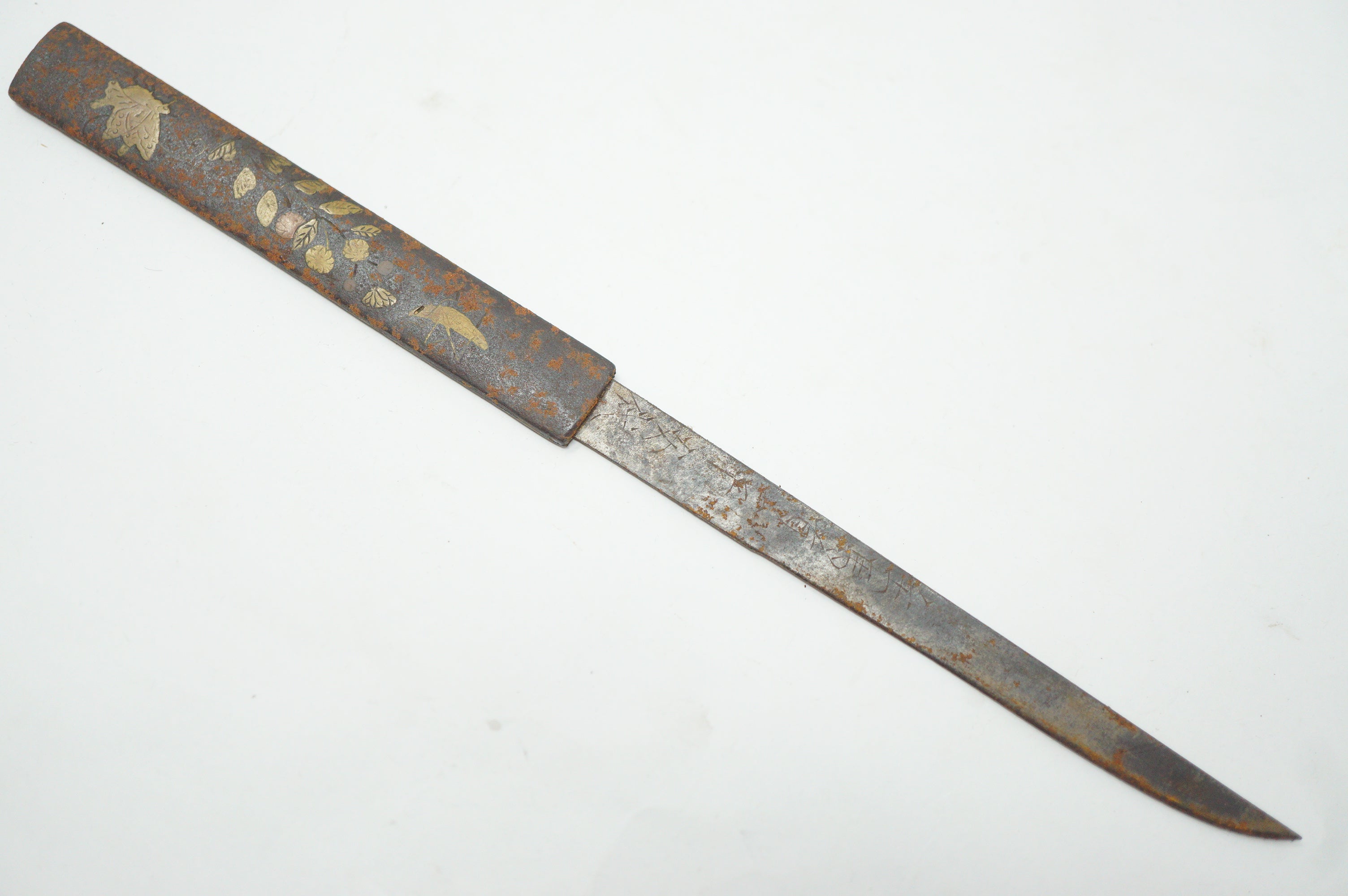 Japanisches antikes Messer inkl. Kozuka in exquisitem Zustand Original aus Japan 0925E15