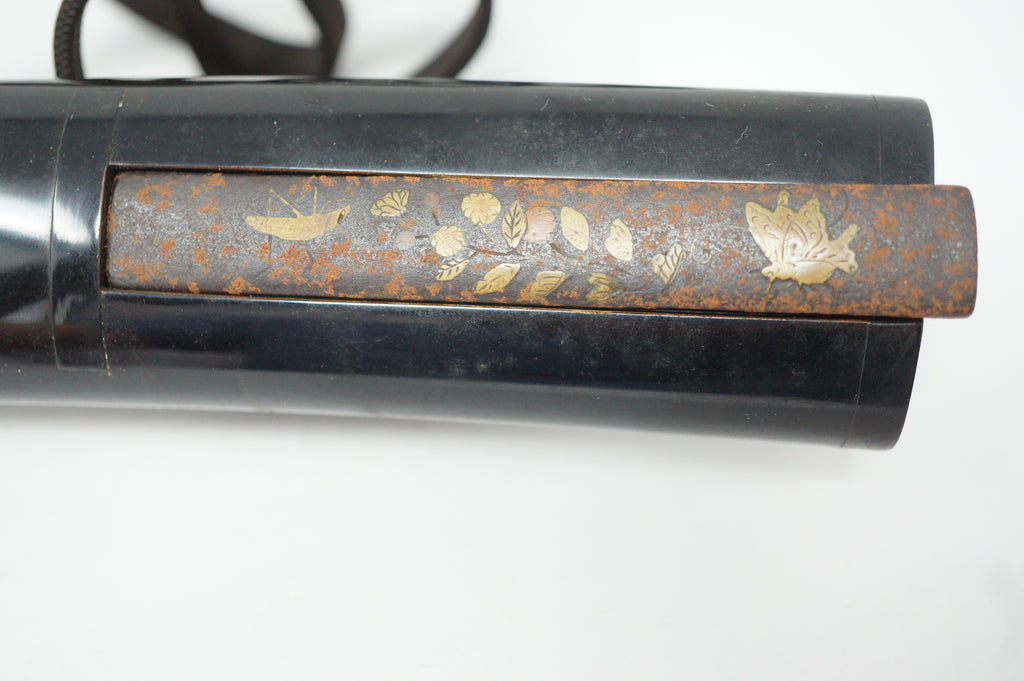 Japanisches antikes Messer inkl. Kozuka in exquisitem Zustand Original aus Japan 0925E15