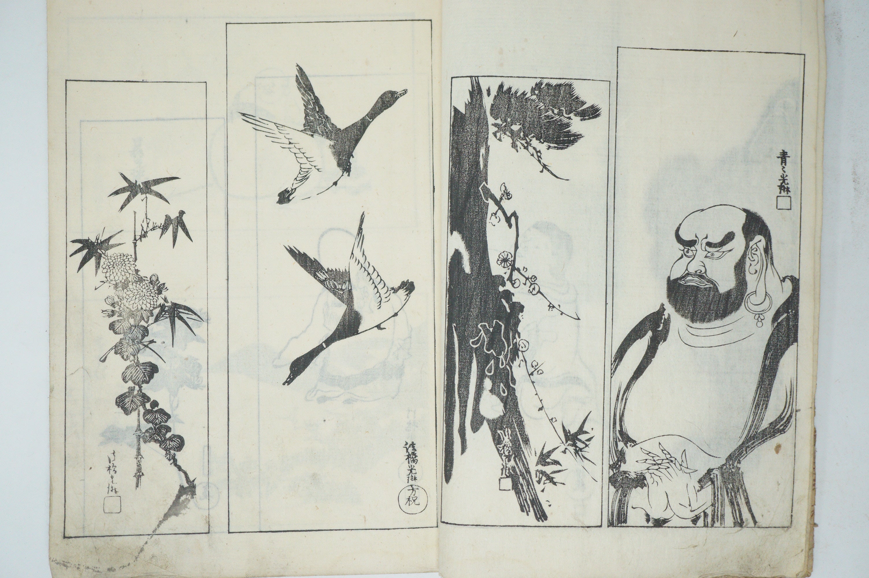 Antique 1887 Japanese Story Book with detailed Woodblock Printed Images from Japan 0509E15