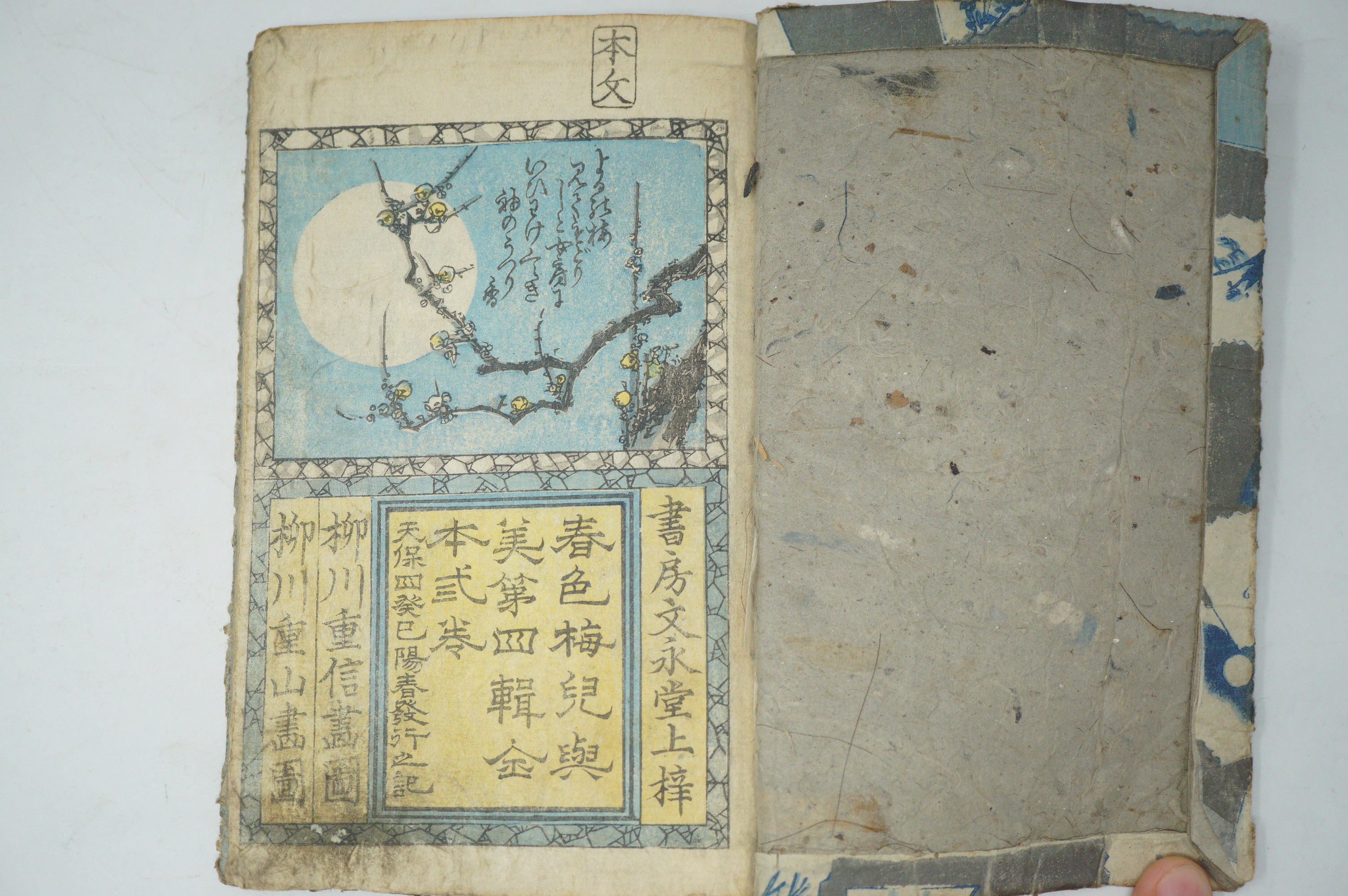 Original Woodblock Manga Buch Set x3 mit detaillierten Bildern von Seisai Eiichi aus Japan 0603E16