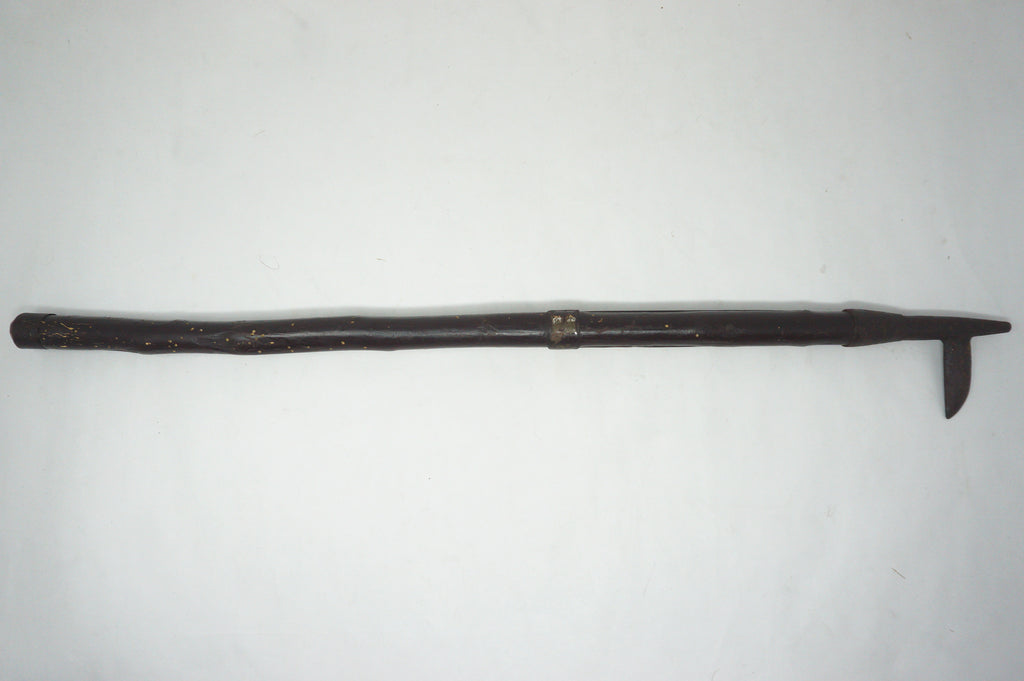 Antique Edo Period Long-Handled Tobigukuchi Firefighter Hook Spear Weapon 0714G16