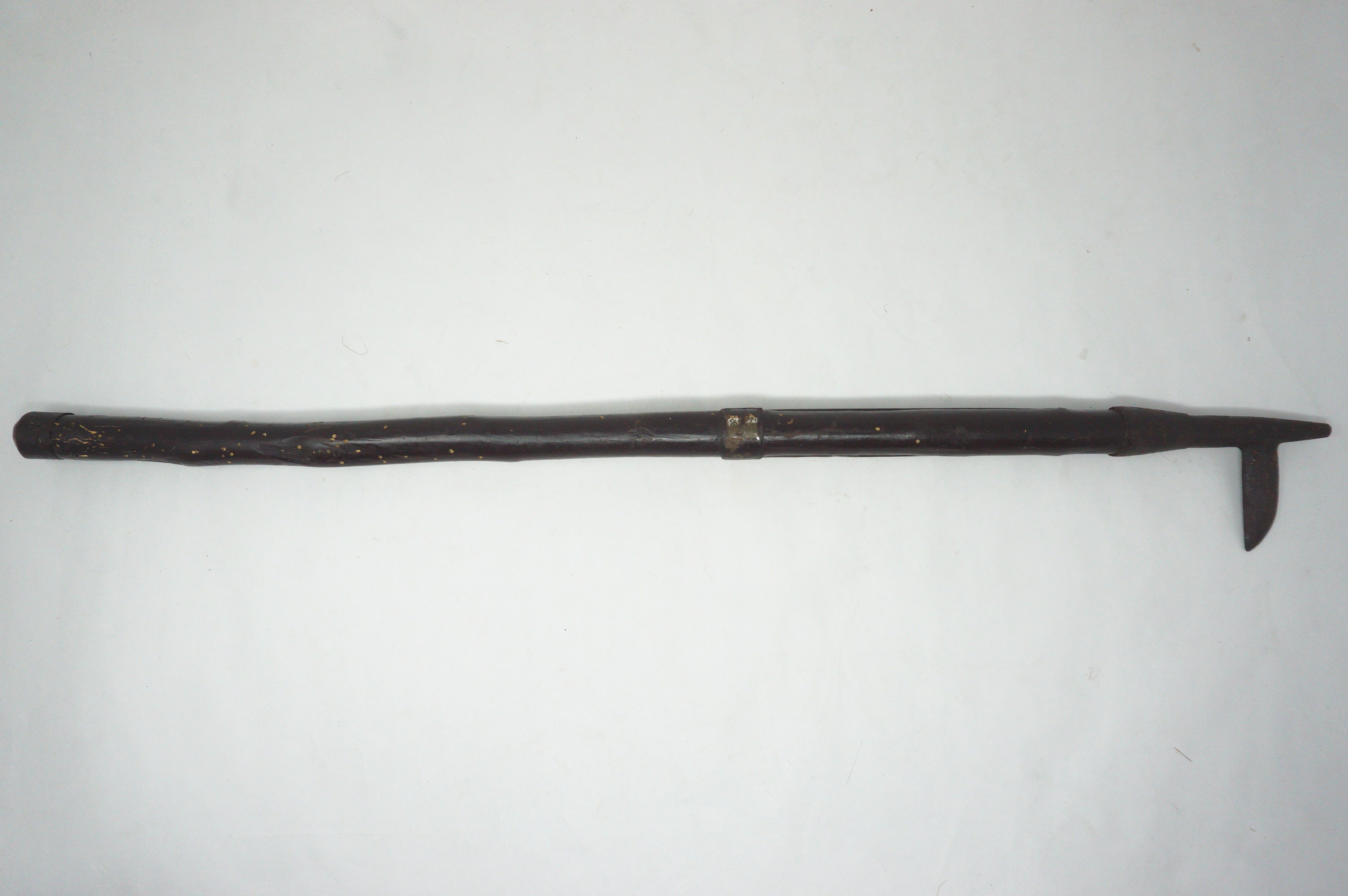 Antique Edo Period Long-Handled Tobigukuchi Firefighter Hook Spear Weapon 0714G16