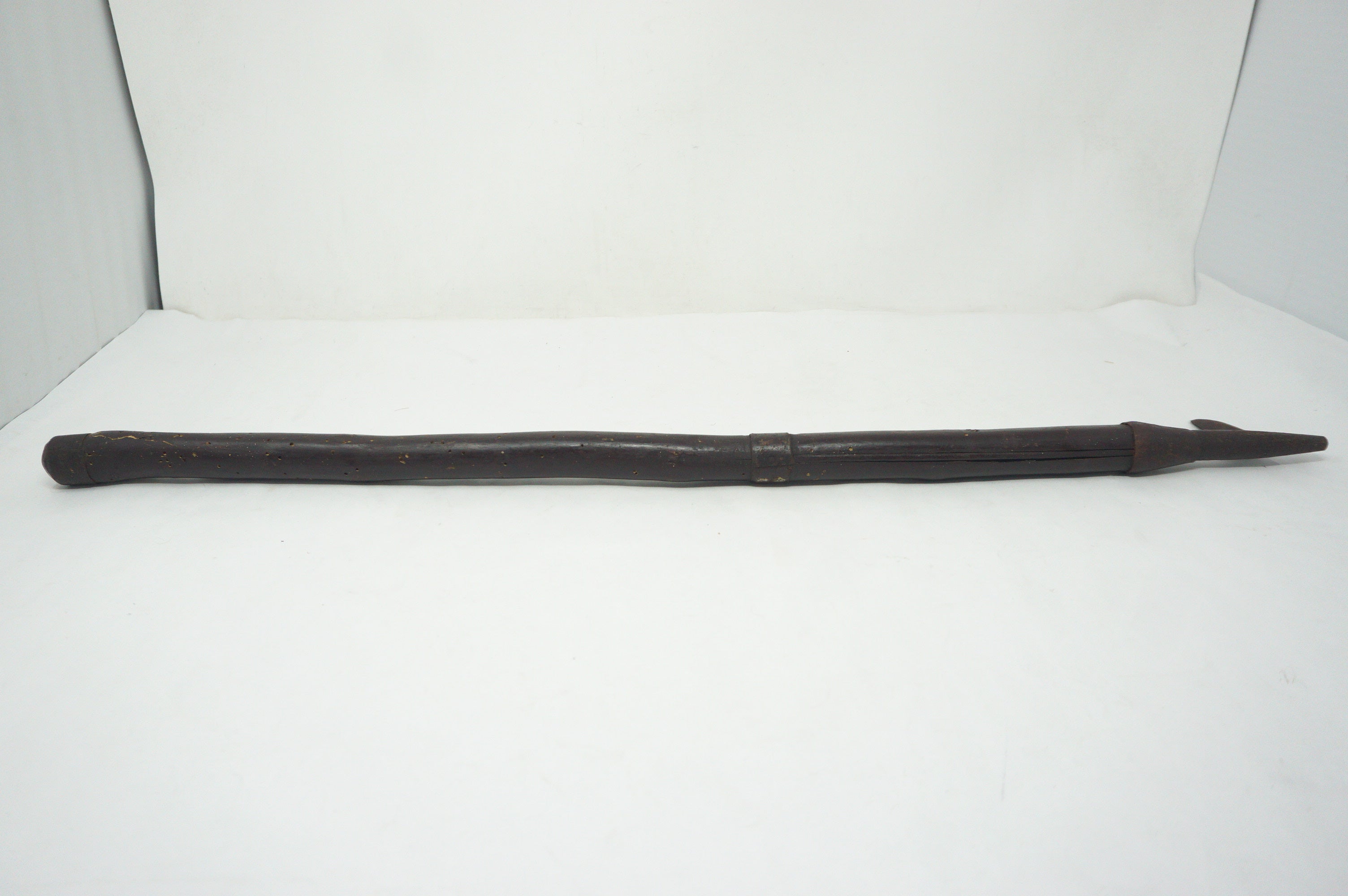 Antique Edo Period Long-Handled Tobigukuchi Firefighter Hook Spear Weapon 0714G16