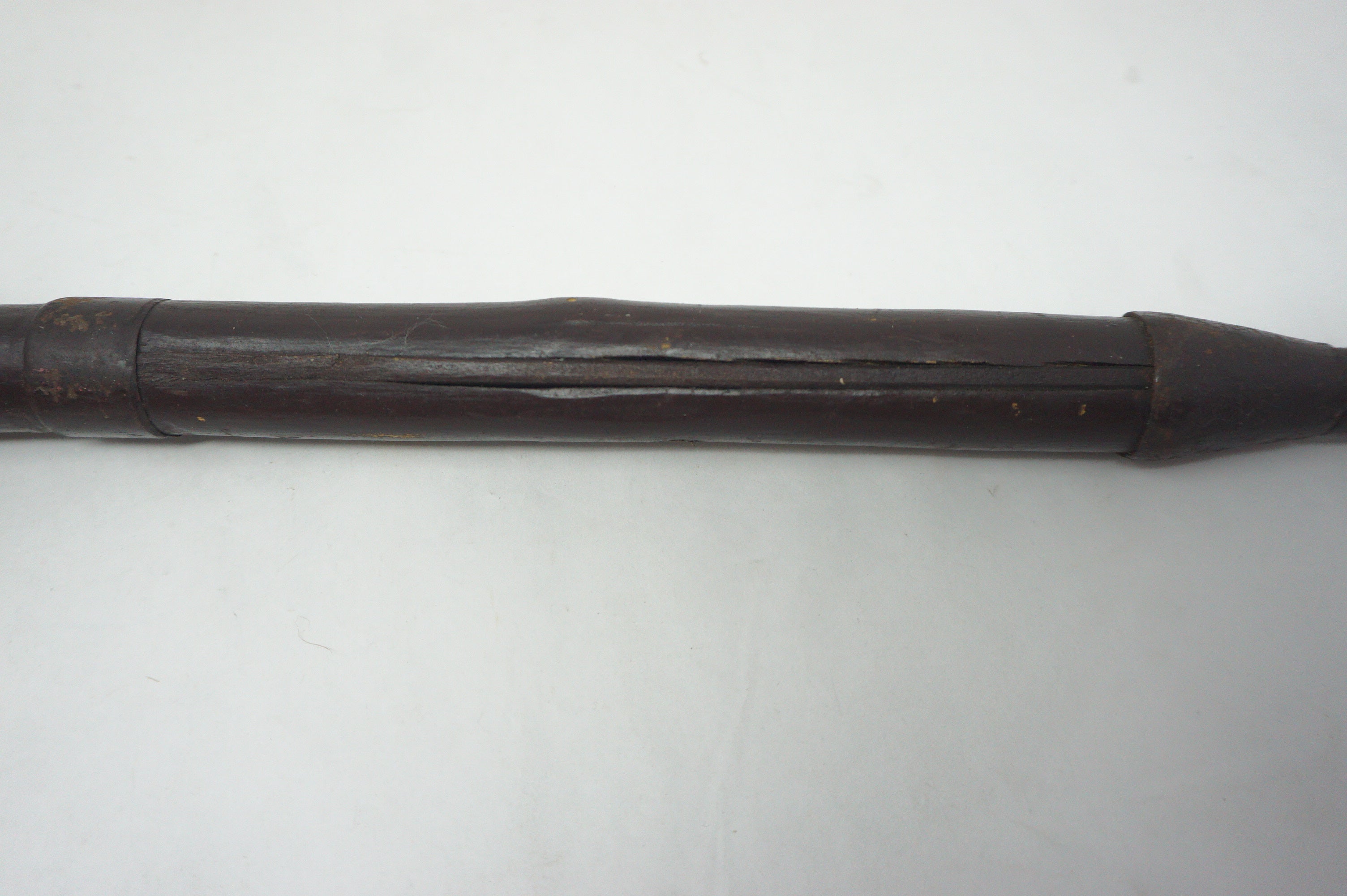 Antique Edo Period Long-Handled Tobigukuchi Firefighter Hook Spear Weapon 0714G16