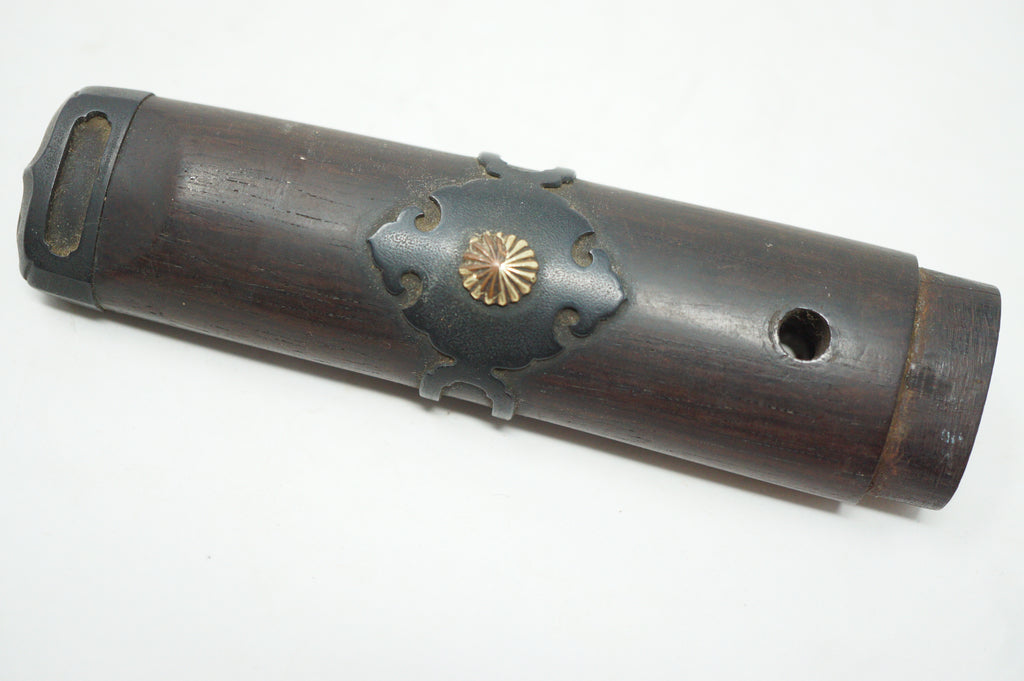 Antiker Wakizashi-Kurzschwertgriff Antikes Original Tsuka aus Japan 0228F16