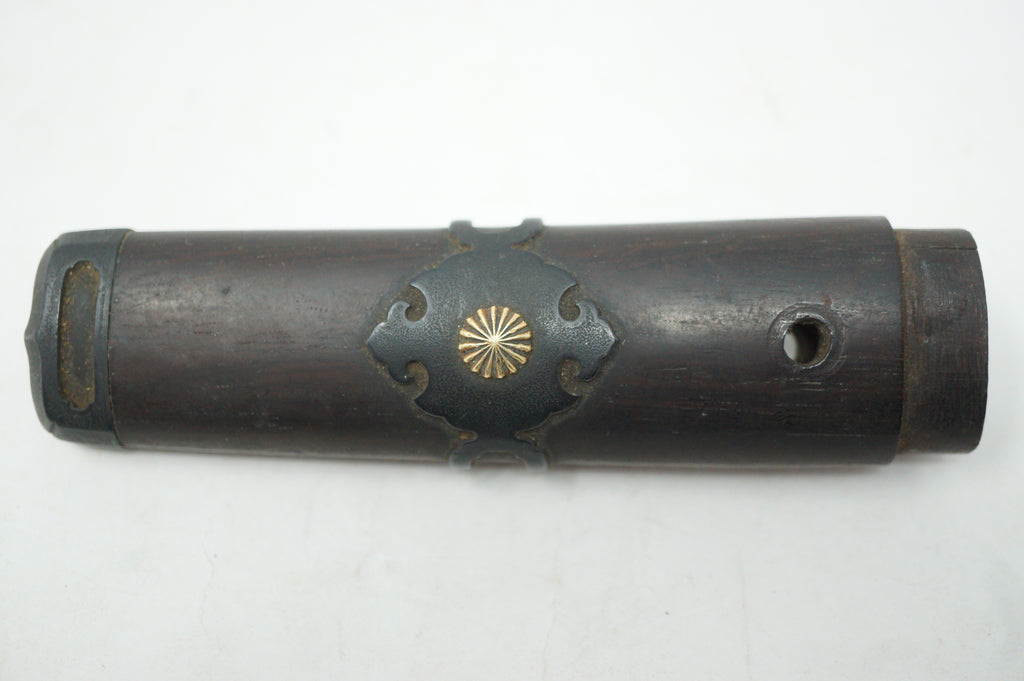 Antiker Wakizashi-Kurzschwertgriff Antikes Original Tsuka aus Japan 0228F16