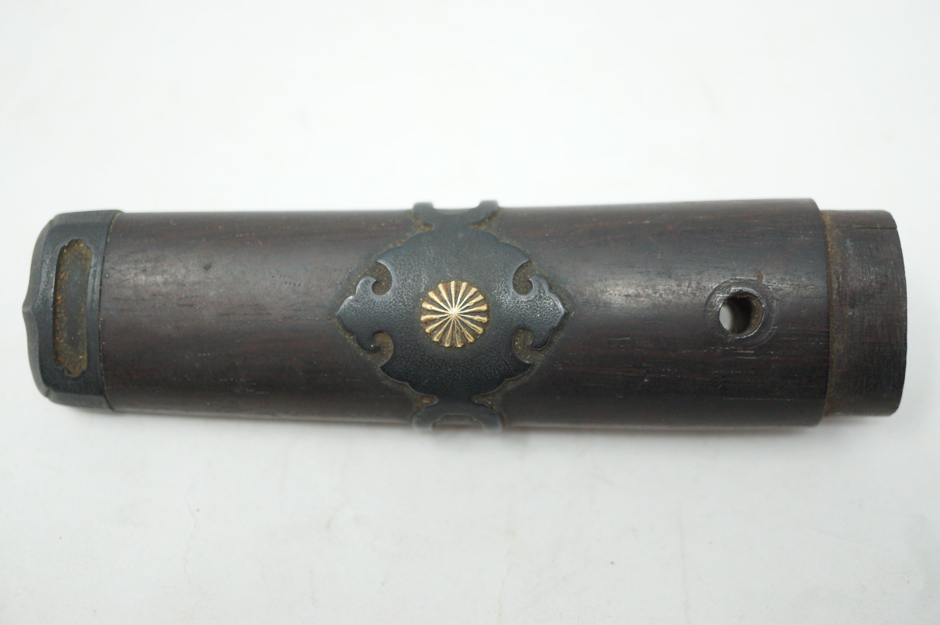 Antiker Wakizashi-Kurzschwertgriff Antikes Original Tsuka aus Japan 0228F16