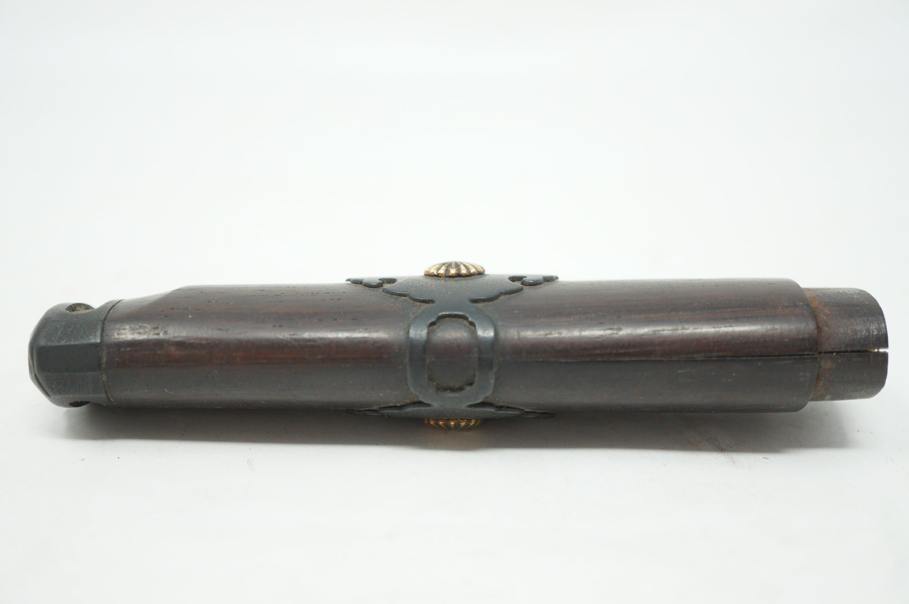 Antiker Wakizashi-Kurzschwertgriff Antikes Original Tsuka aus Japan 0228F16