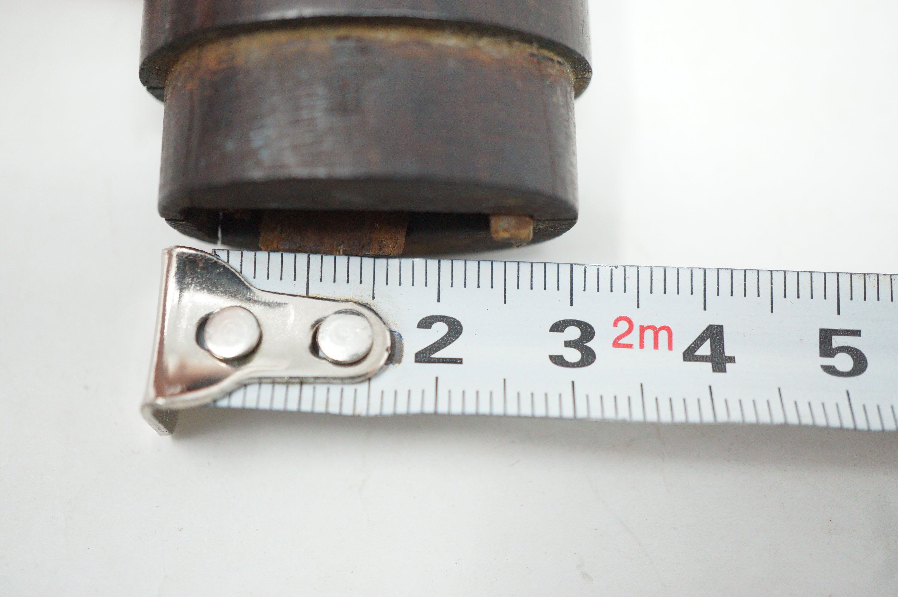 Antiker Wakizashi-Kurzschwertgriff Antikes Original Tsuka aus Japan 0228F16