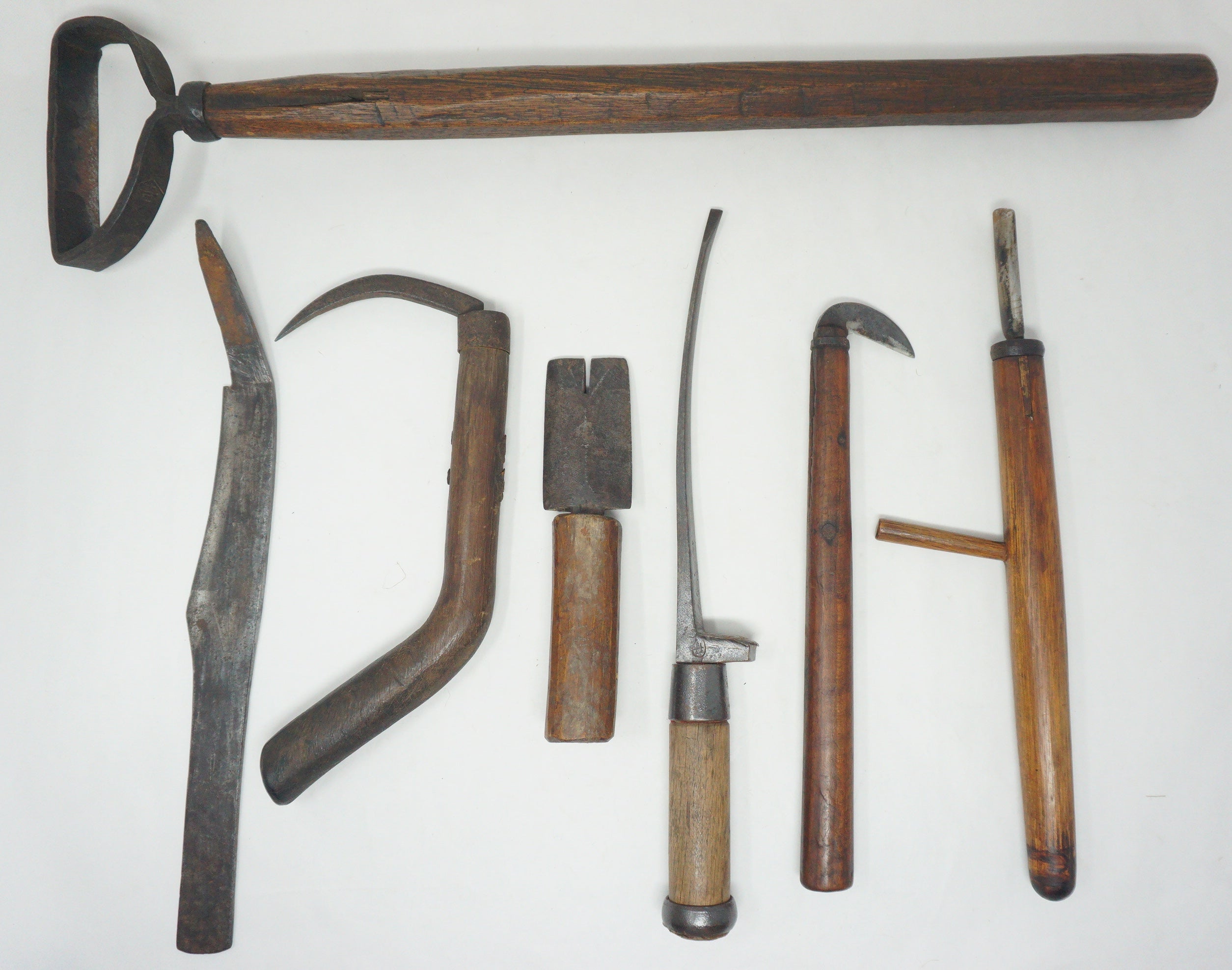 Antique Japanese Forged Artisan Tools Collection Handcrafted Blades Woodworking 0714G17