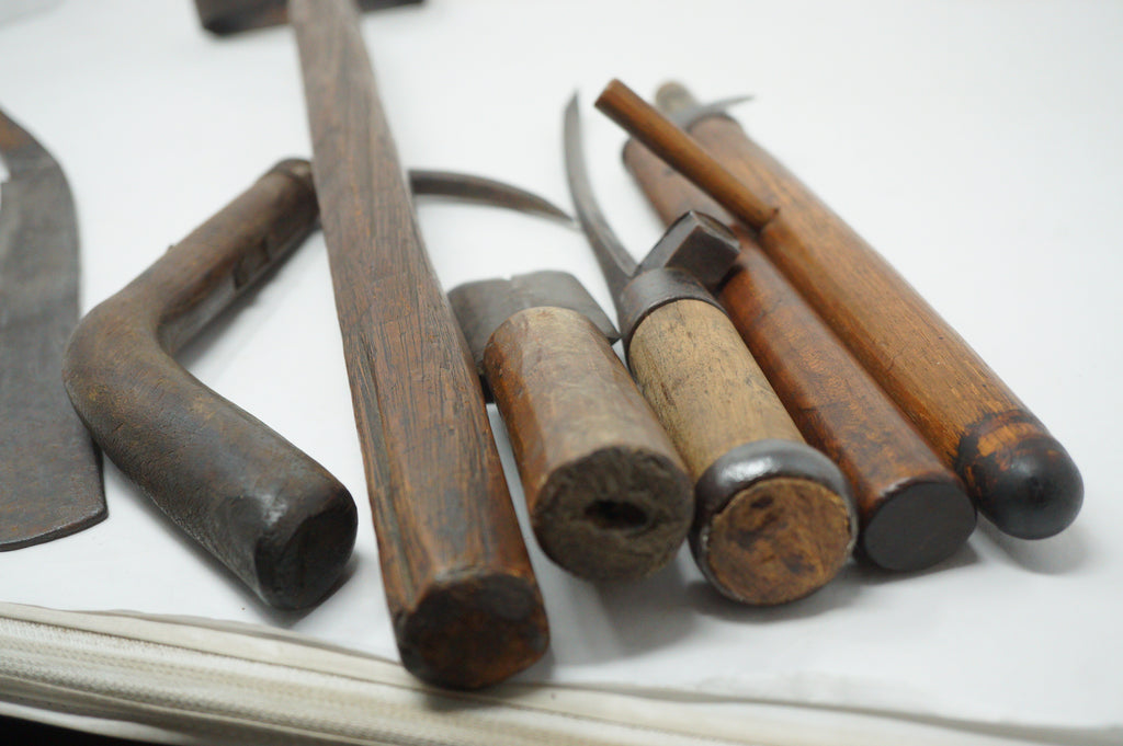 Antique Japanese Forged Artisan Tools Collection Handcrafted Blades Woodworking 0714G17
