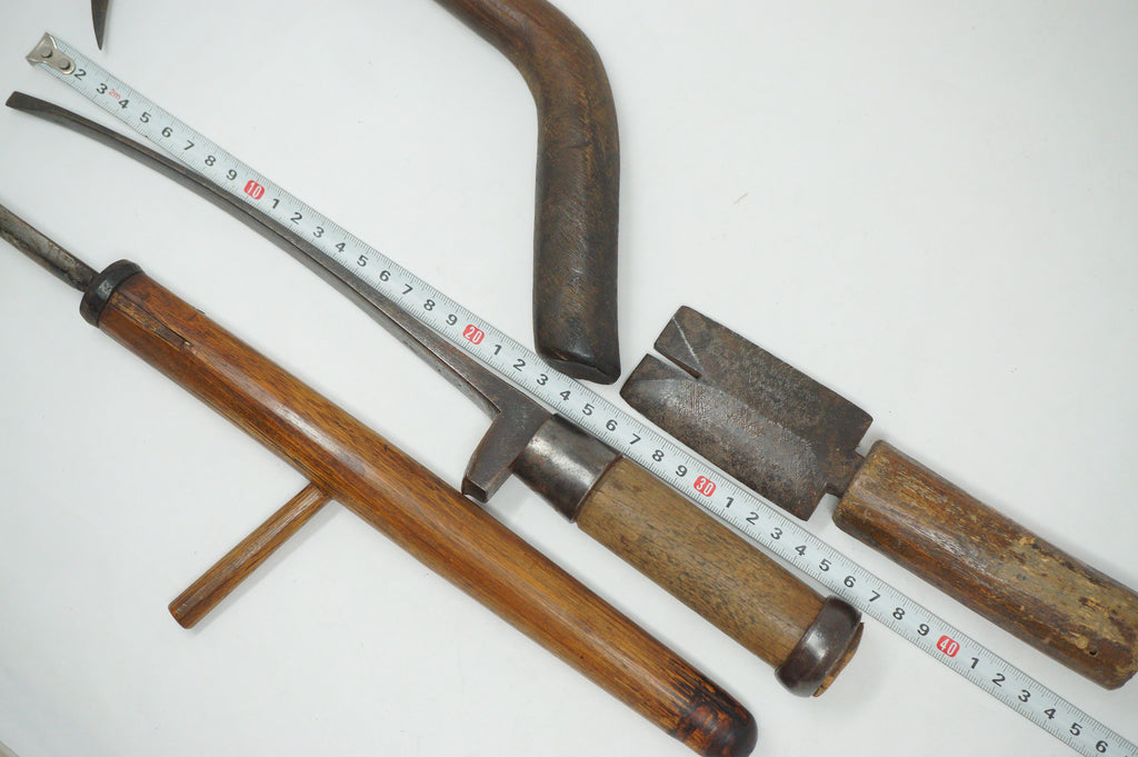 Antique Japanese Forged Artisan Tools Collection Handcrafted Blades Woodworking 0714G17