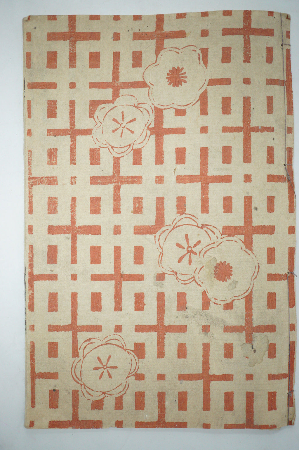 Antique Japanese Manga Book with detailed Woodblock Printed Images from Japan 0928D17