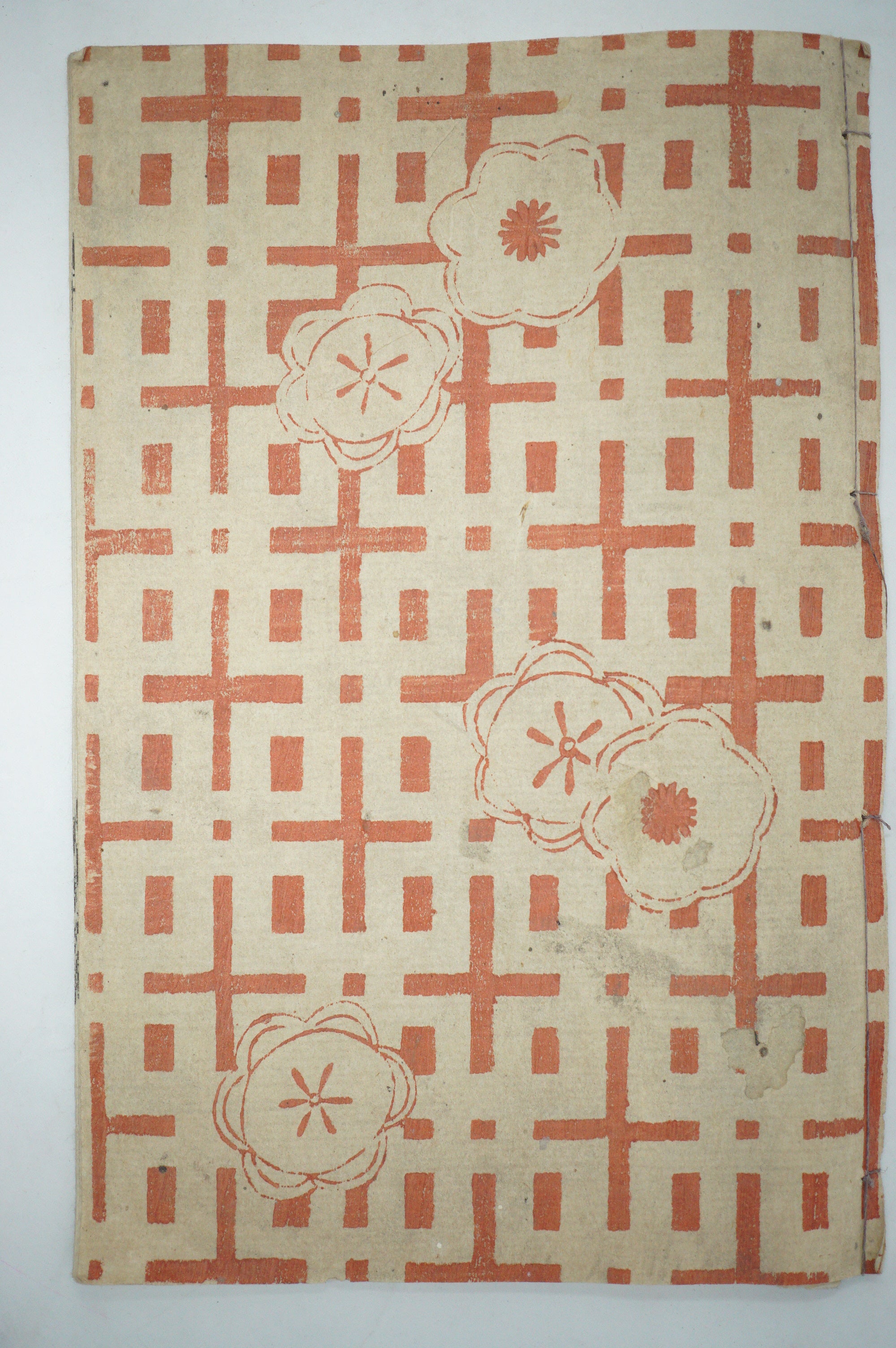 Antique Japanese Manga Book with detailed Woodblock Printed Images from Japan 0928D17