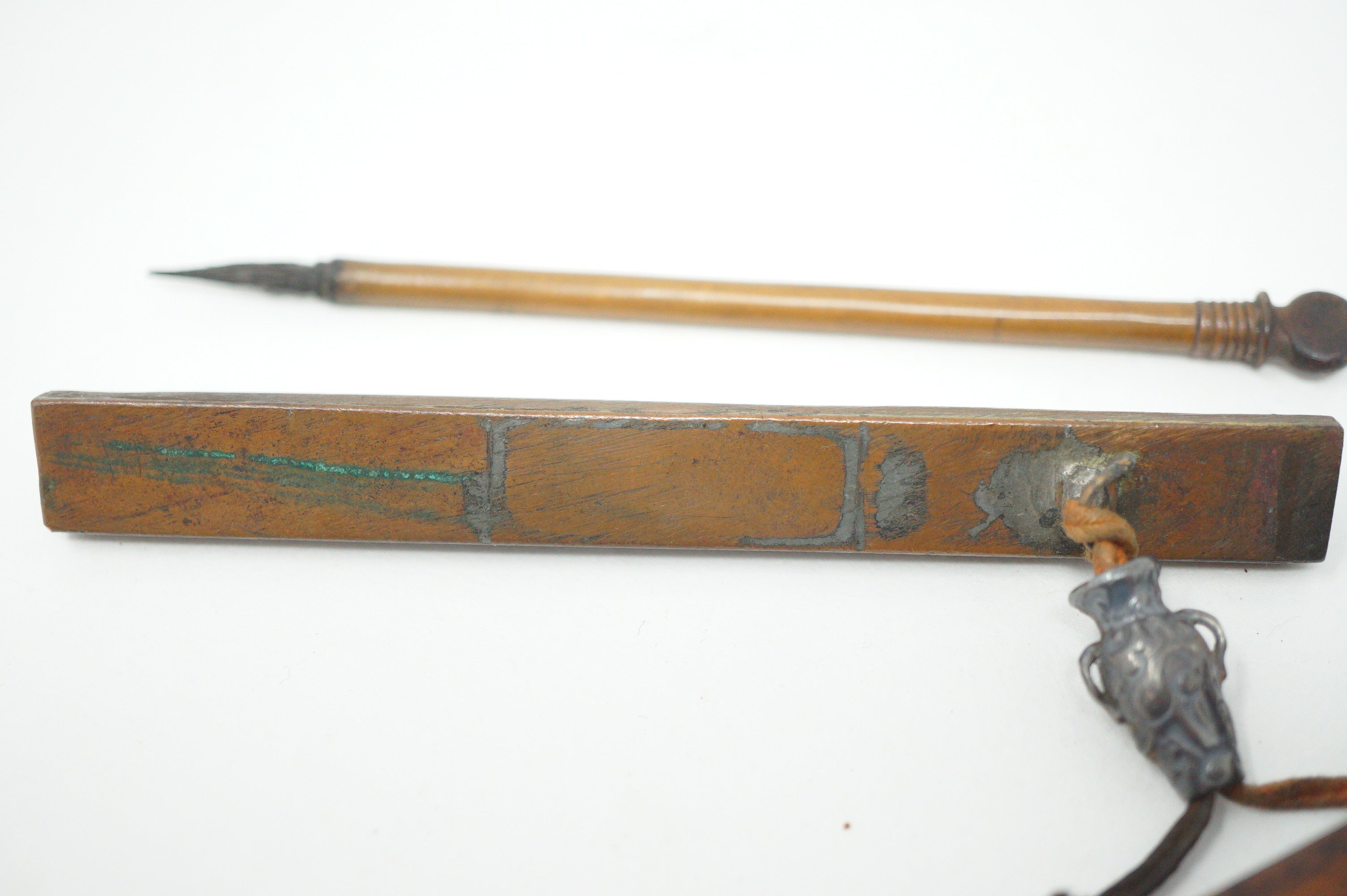 Einzigartiges tragbares Yatate-Kalligraphie-Set aus Japan 0602D17