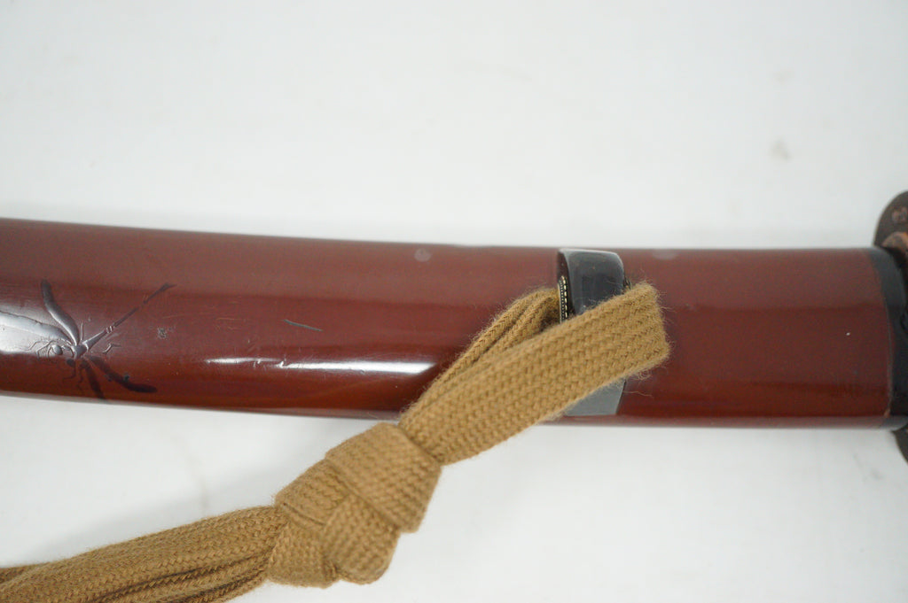 Stunning Wakizashi Sword with wooden Blade & all Accessories Antique Original from Japan 0630D18