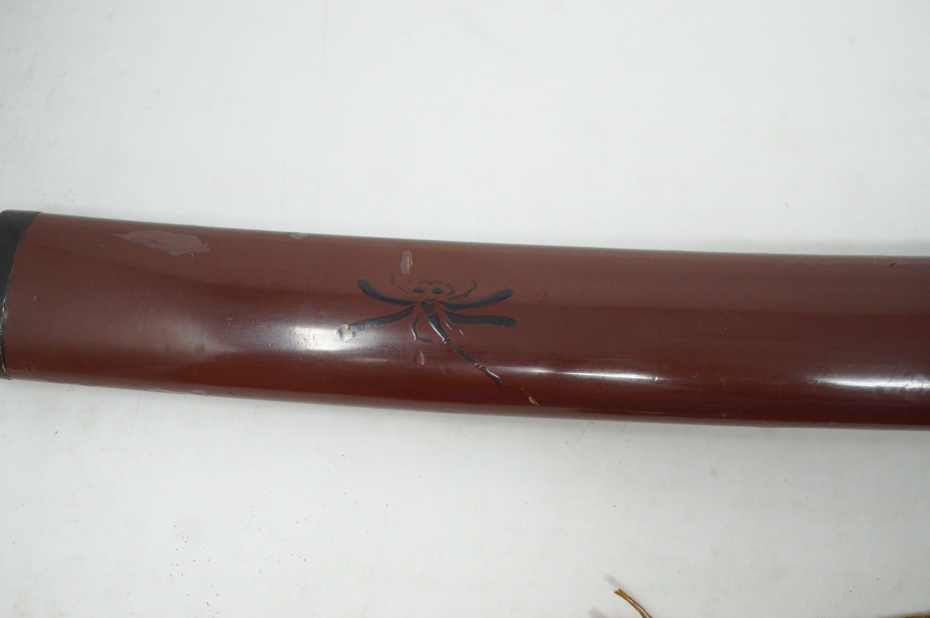 Stunning Wakizashi Sword with wooden Blade & all Accessories Antique Original from Japan 0630D18