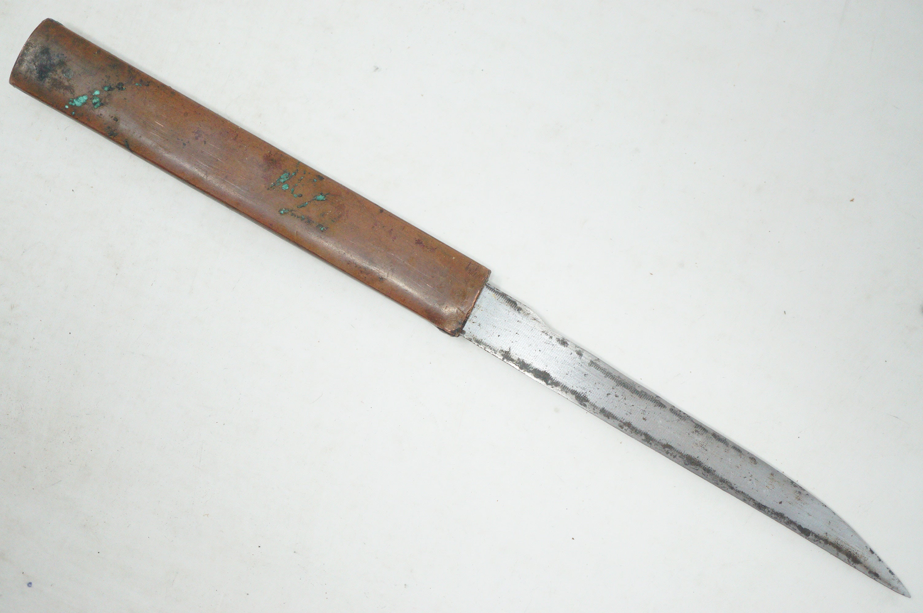 Stunning Wakizashi Sword with wooden Blade & all Accessories Antique Original from Japan 0630D18