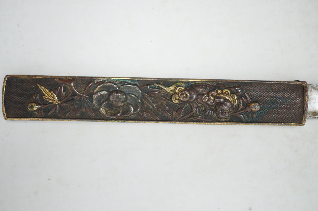 Stunning Wakizashi Sword with wooden Blade & all Accessories Antique Original from Japan 0630D18