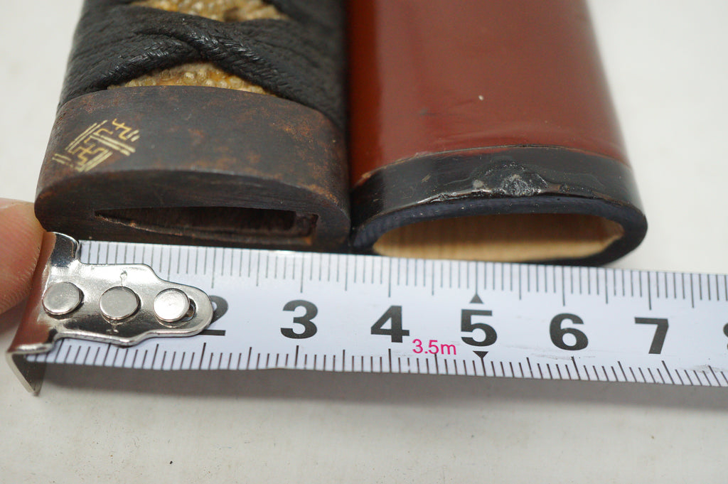 Stunning Wakizashi Sword with wooden Blade & all Accessories Antique Original from Japan 0630D18