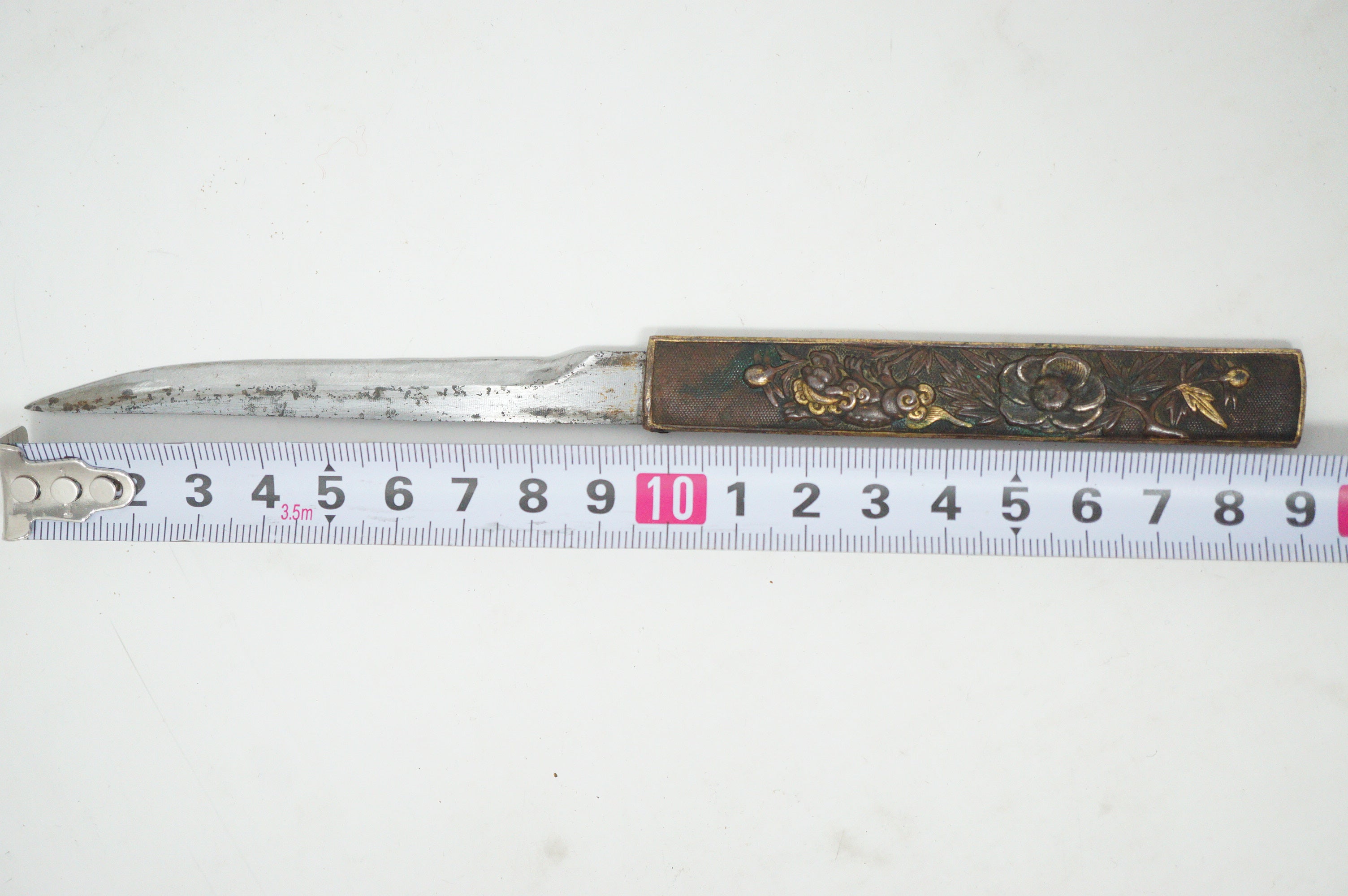 Stunning Wakizashi Sword with wooden Blade & all Accessories Antique Original from Japan 0630D18