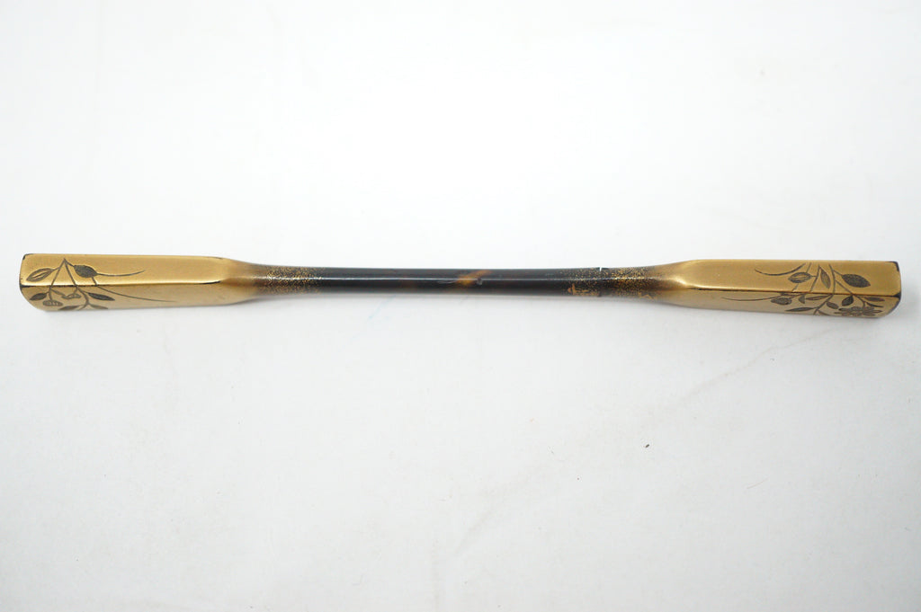 Japanisches Vintage-Haar-Accessoire-Set, Nadel und Kamm, signiert im Originalkarton 1101D18