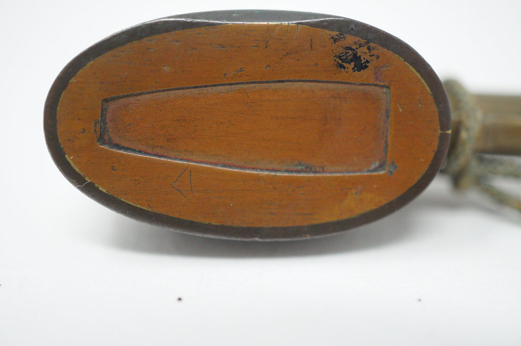 Japanisches tragbares Yatate-Kalligraphie-Set bestehend aus Original-Schwertteilen 0602D18