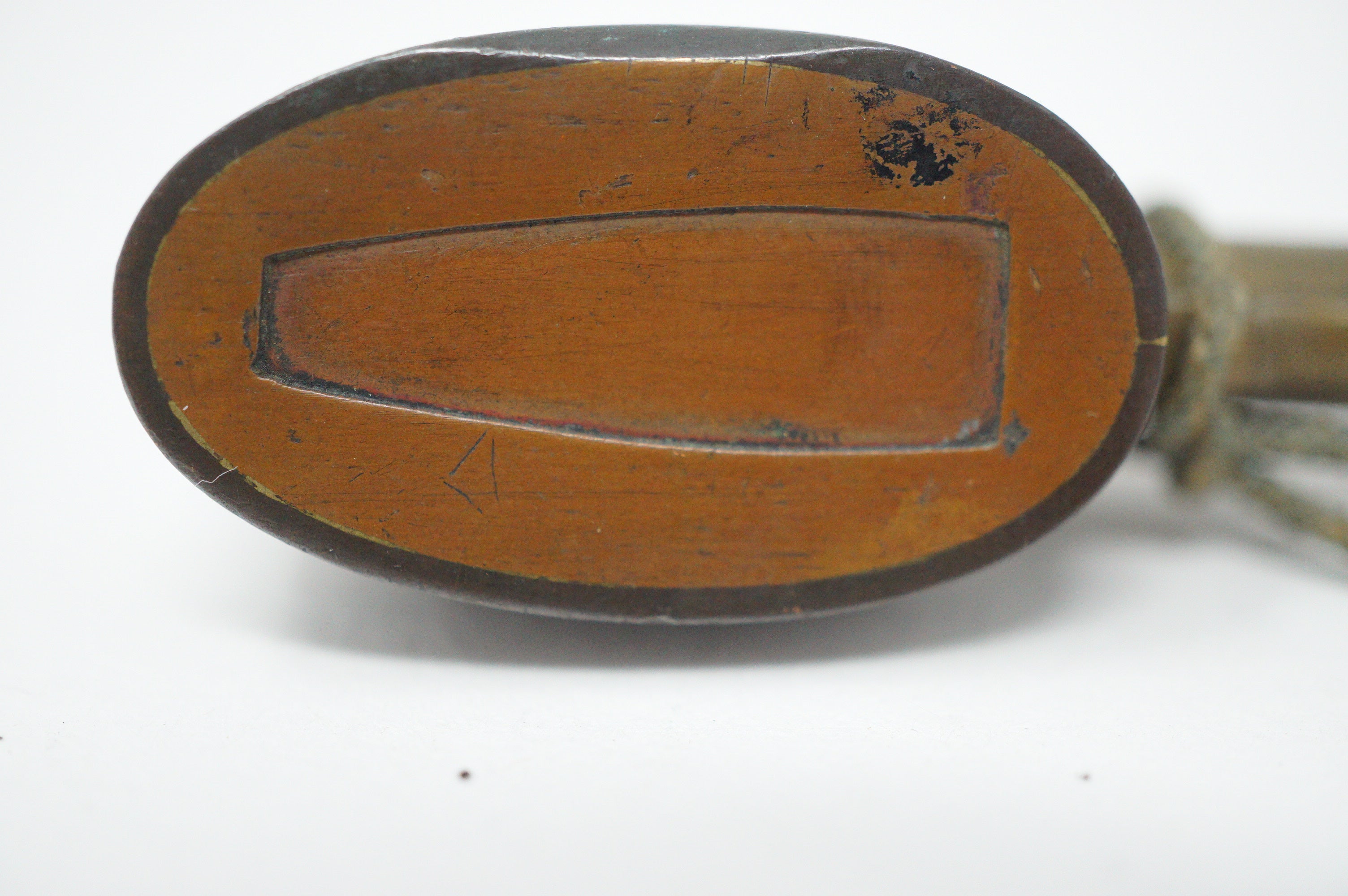 Japanisches tragbares Yatate-Kalligraphie-Set bestehend aus Original-Schwertteilen 0602D18